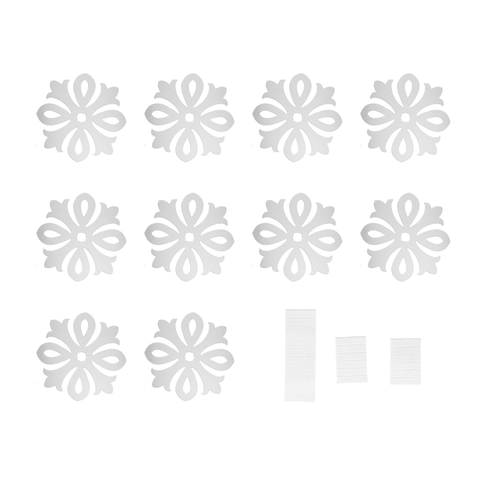 DIY Modern Ceiling Decal Mirror Wall Stickers for Living Room TV Background view 6