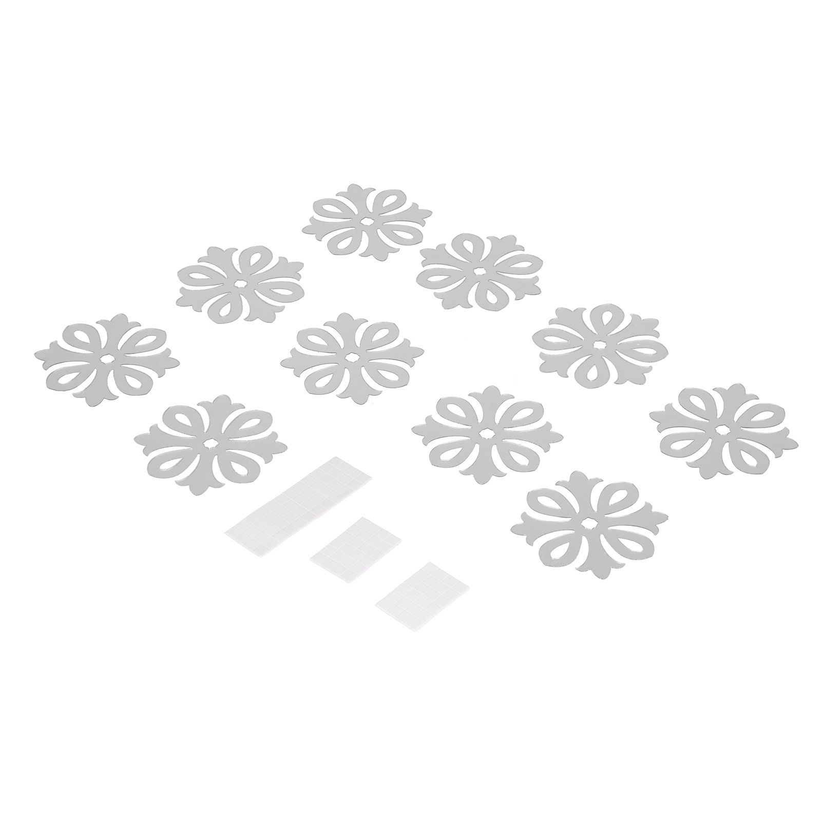 DIY Modern Ceiling Decal Mirror Wall Stickers for Living Room TV Background view 8
