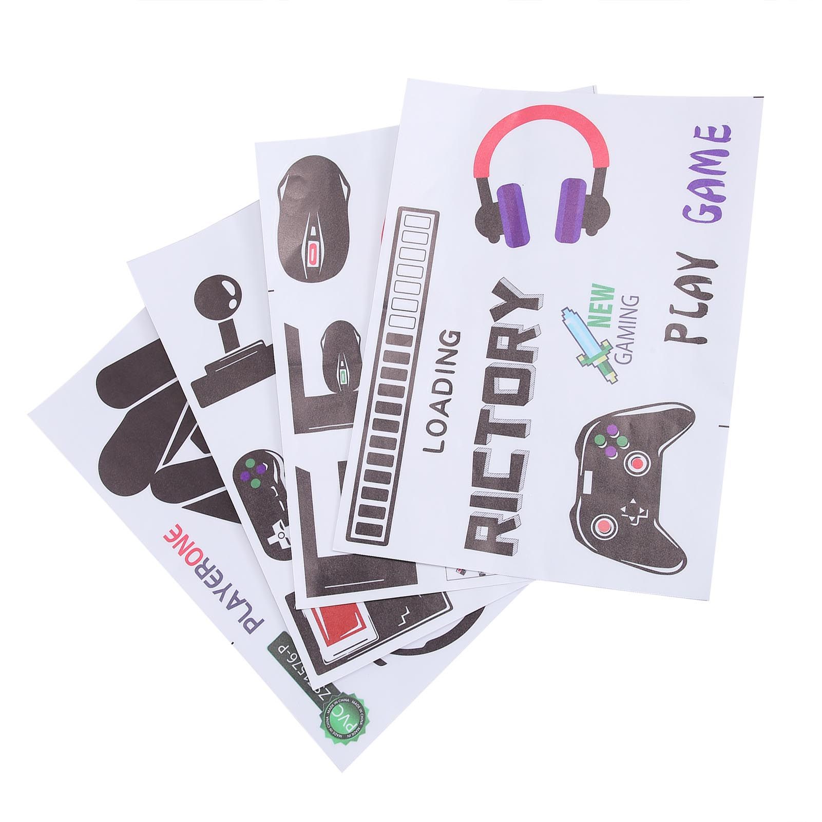 SelfAdhesive Wall Stickers Game Consoles DIY Decal for Living Room Bedroom view 10