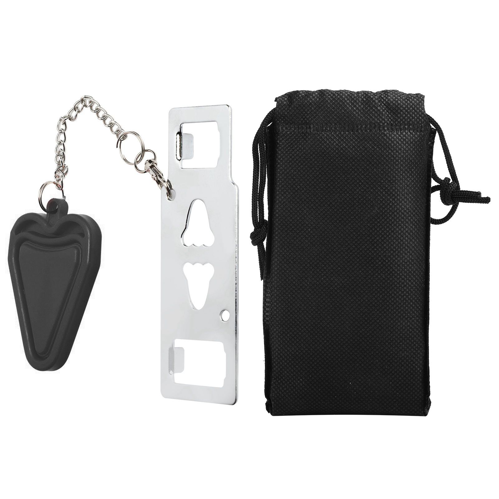 Portable Door Lock Home Security Door Locker Door Lock Security Devices for view 2