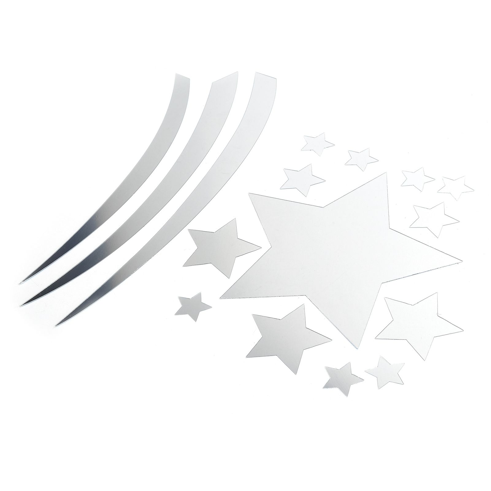 3‑Dimensional Wall Sticker Star Mirror Wall Decal for Living Room Bedroom view 10