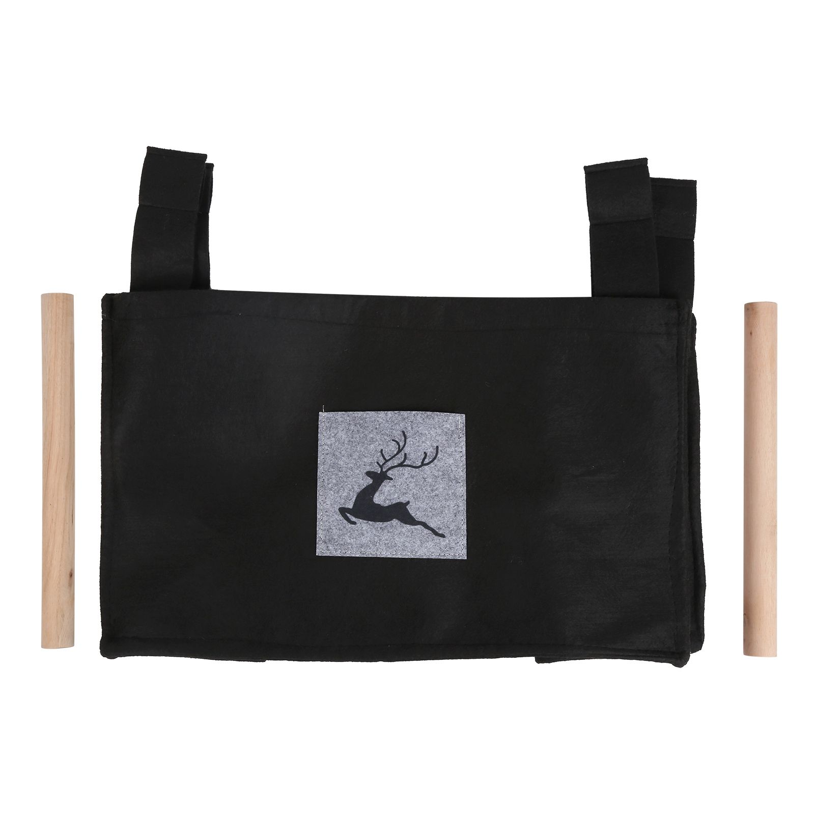 Portable Storage Basket Foldable Clothing Container Felt Storage Box Large view 2