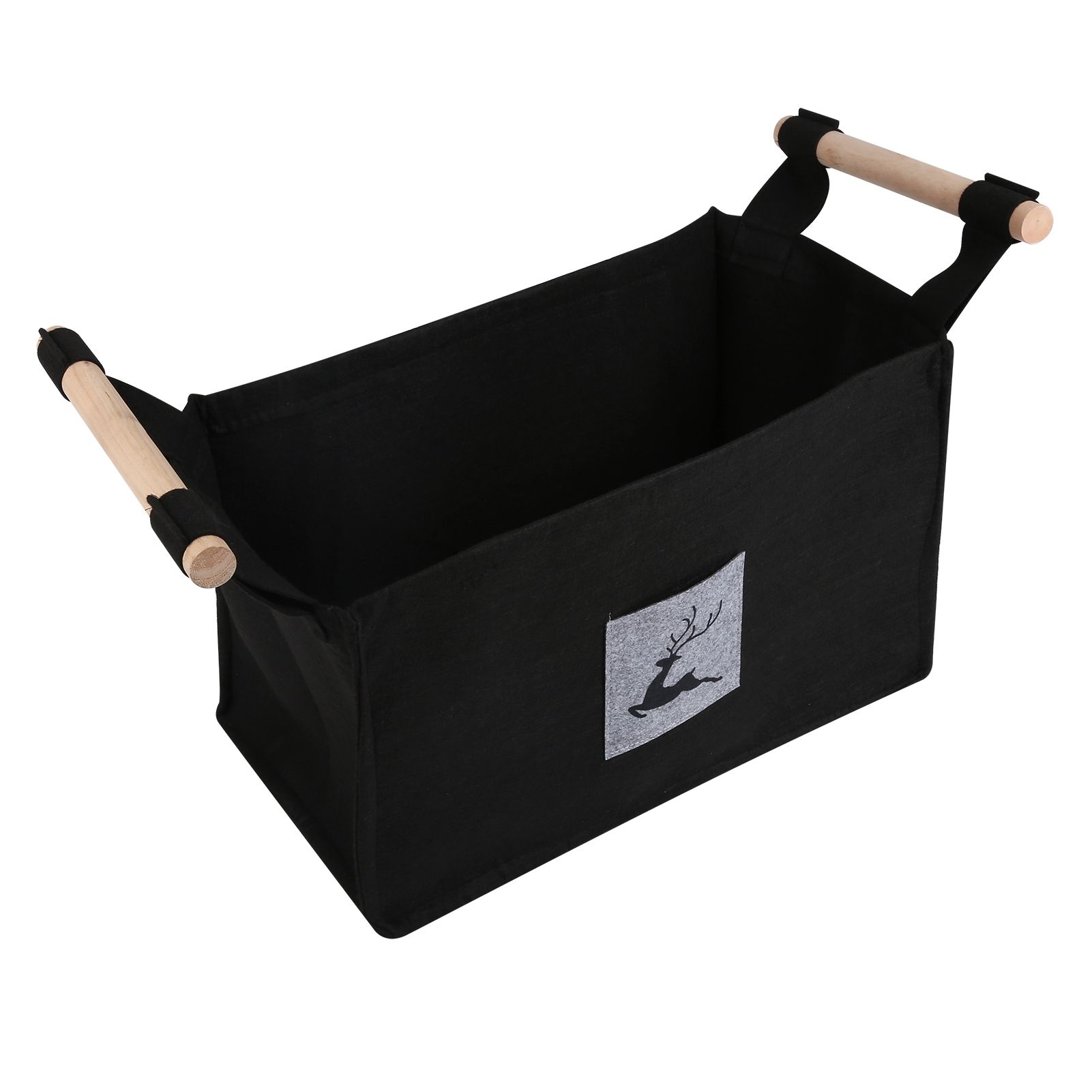 Portable Storage Basket Foldable Clothing Container Felt Storage Box Large view 8