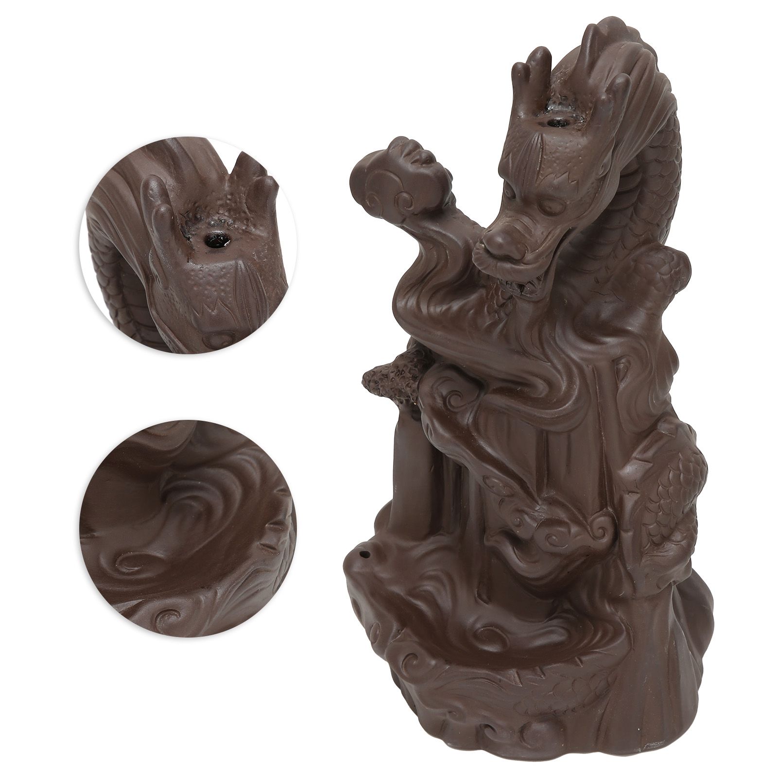Waterfall Incense Holder Backflow Cone Incense Burner Handcraft Ornament for view 10