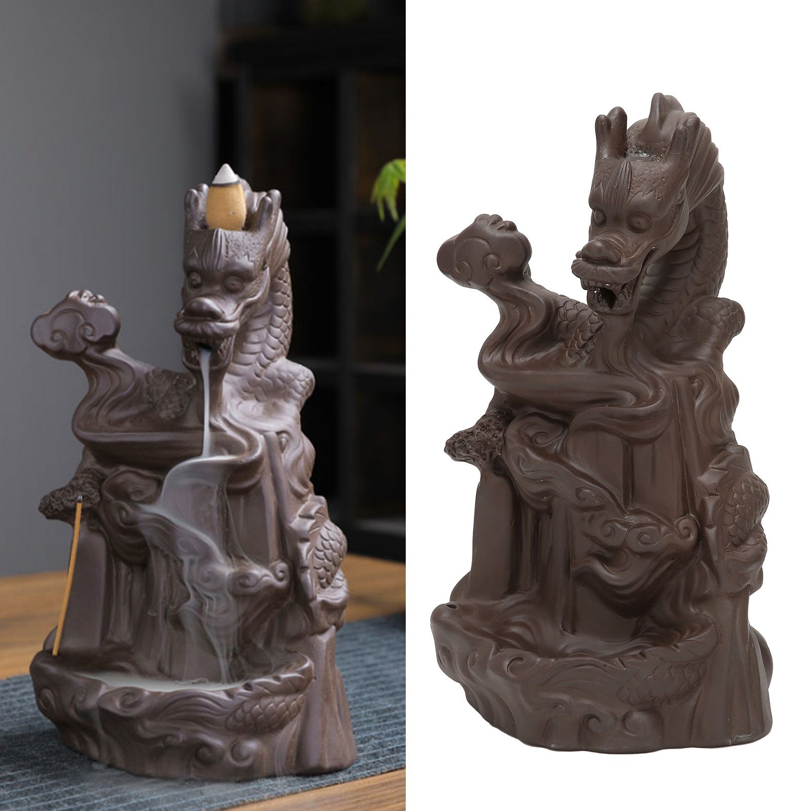 Waterfall Incense Holder Backflow Cone Incense Burner Handcraft Ornament for view 11