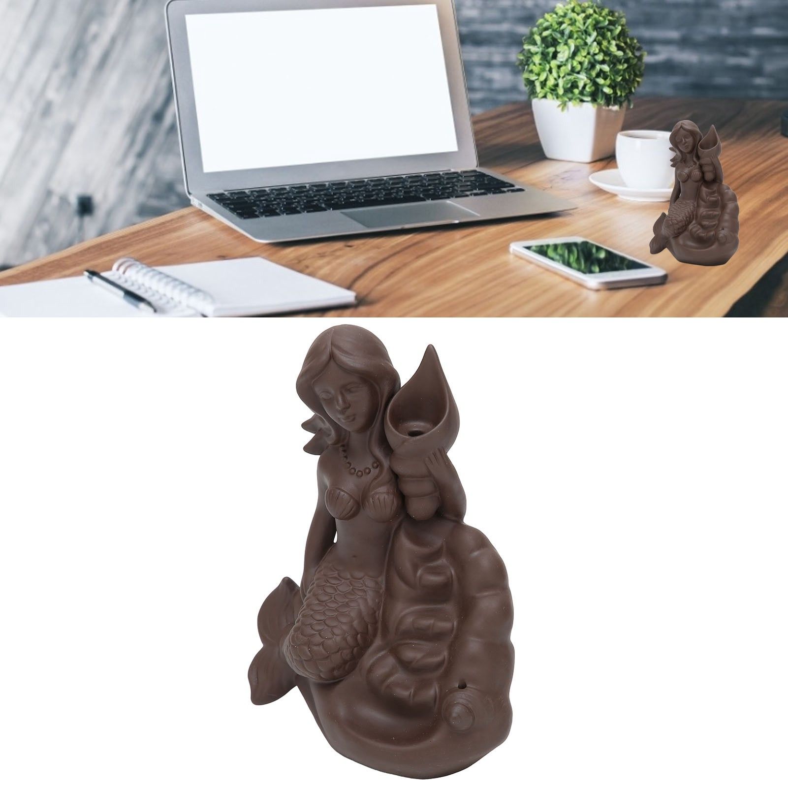 Innovative Incense Burner Desktop Backflow Incense Holder Stand Aromatherapy view 12