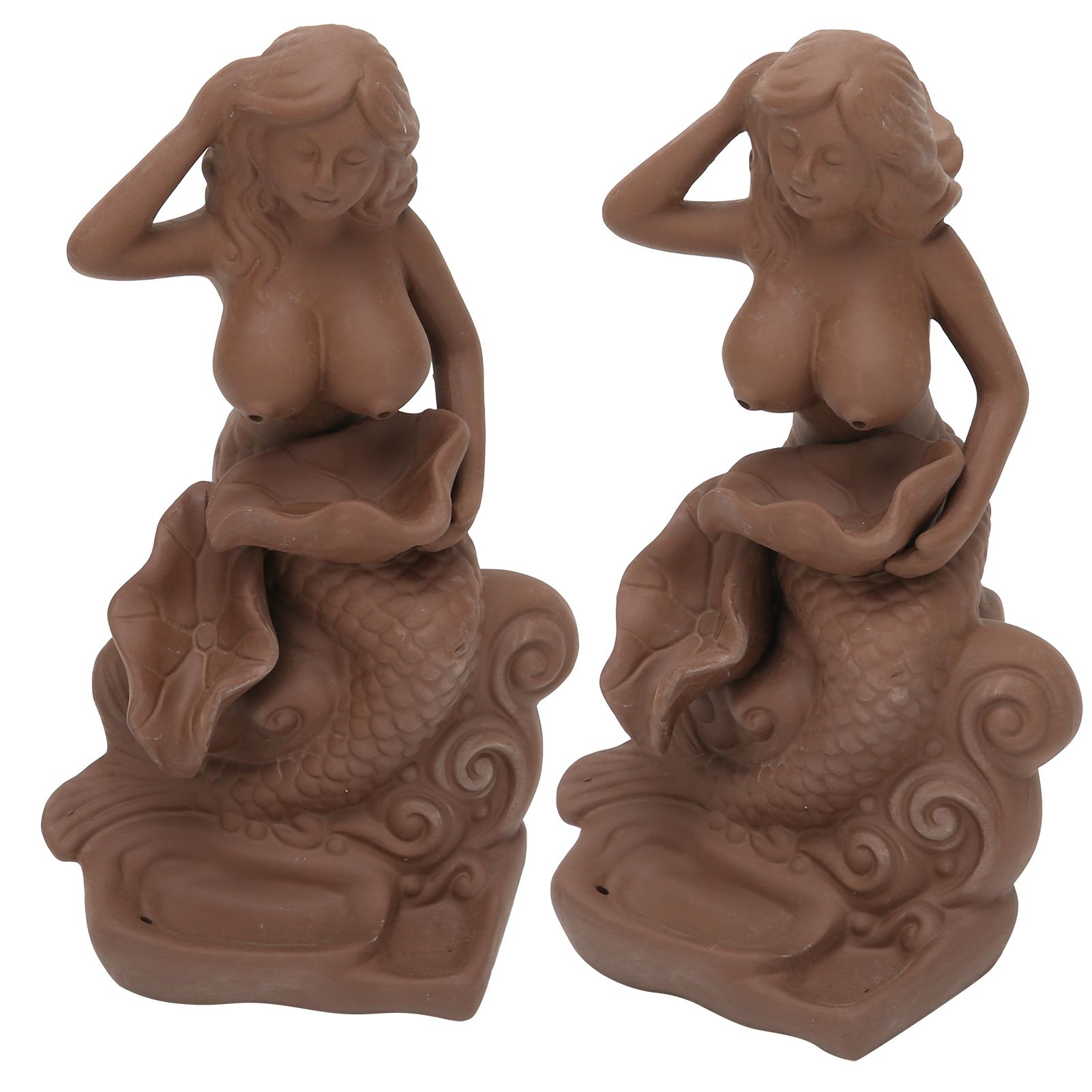 Indoor Incense Burner Red Porcelain Backflow Incense Holder Home Office