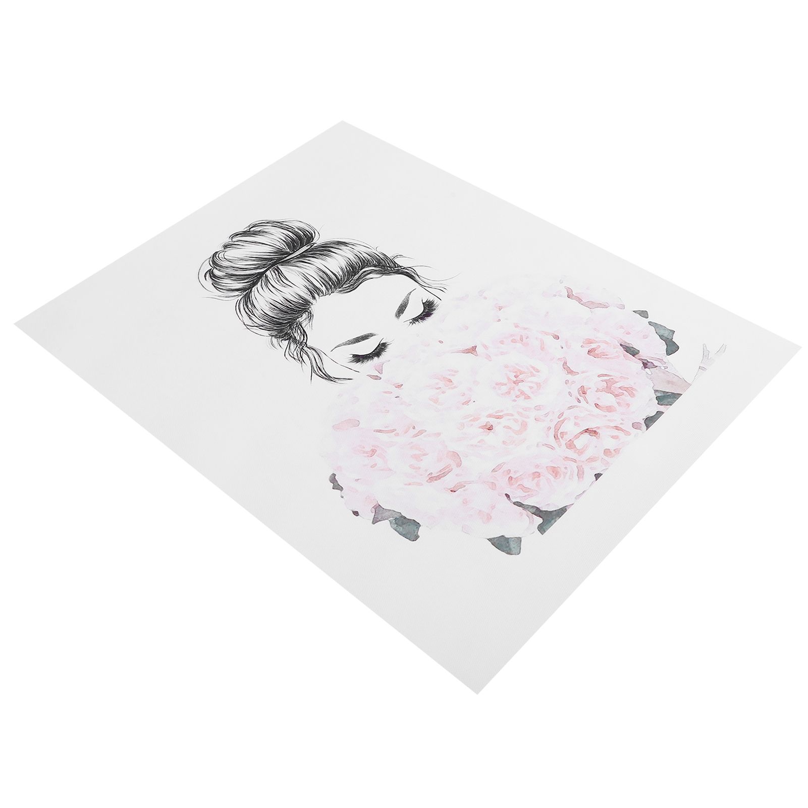 Frameless Canvas Rose Beauty Pattern Decoration Paintings for Living Room view 8