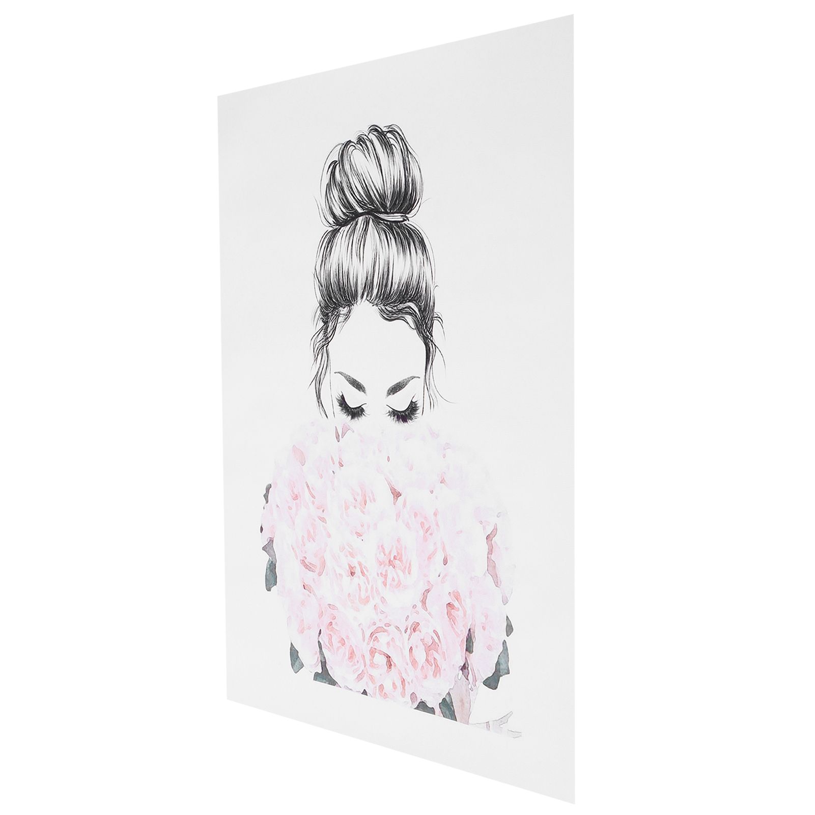 Frameless Canvas Rose Beauty Pattern Decoration Paintings for Living Room view 10