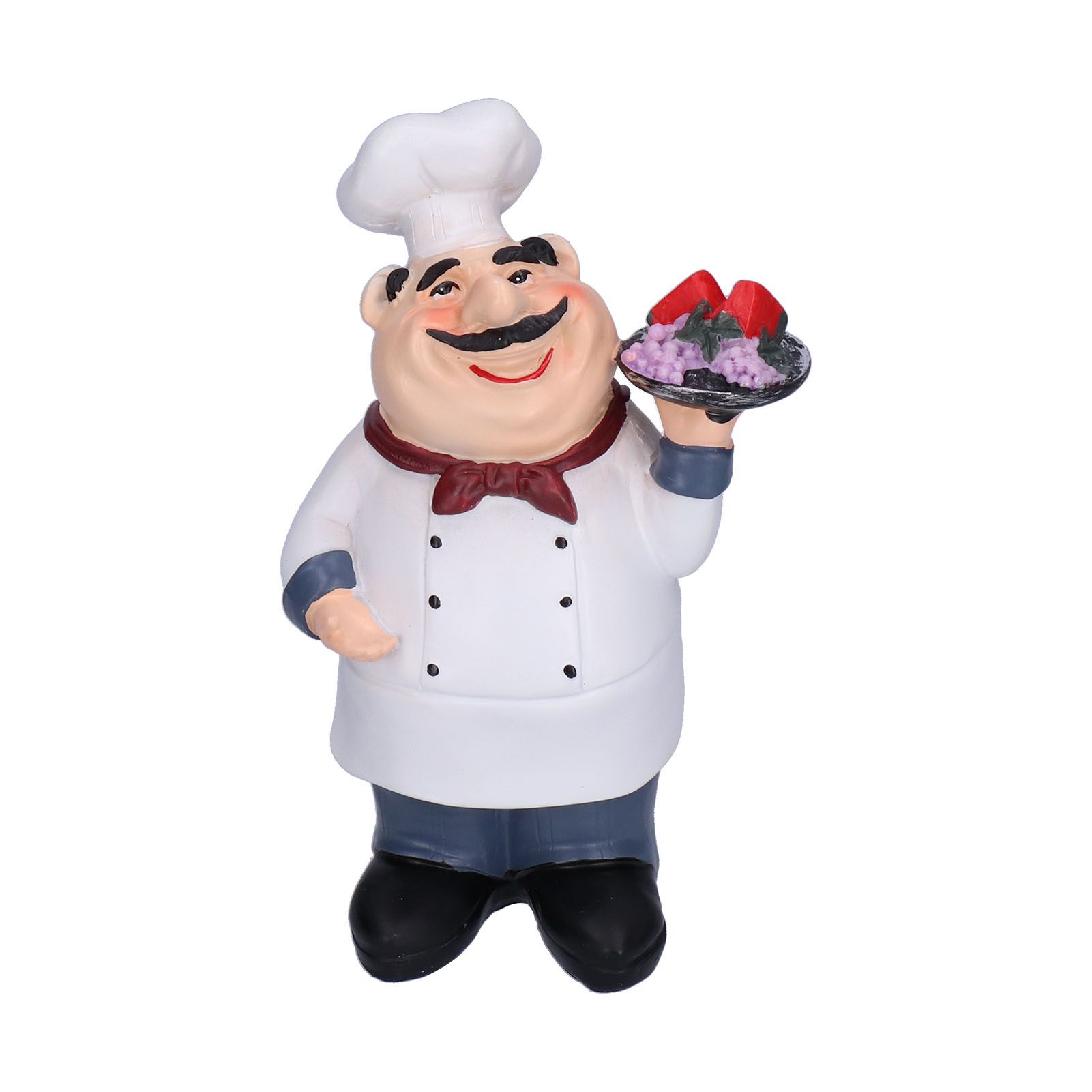 Chef Figurine Decor Home Decorations Crafts for Coffee Shop Kitchen Dining view 2