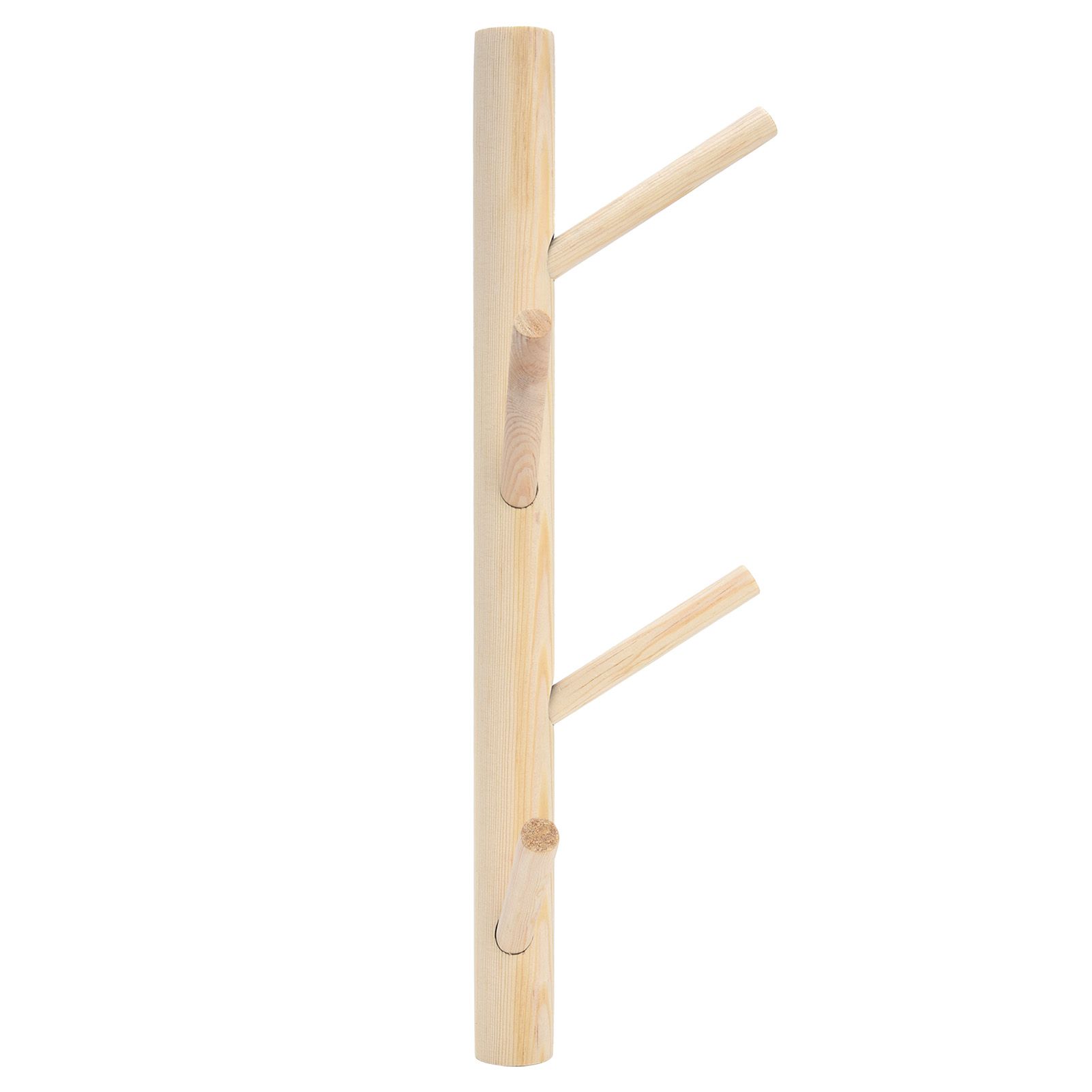 Punch Free Wall Mounted Coat Rack Towel Hanger Tree Branch Shaped Hat Rack for view 4