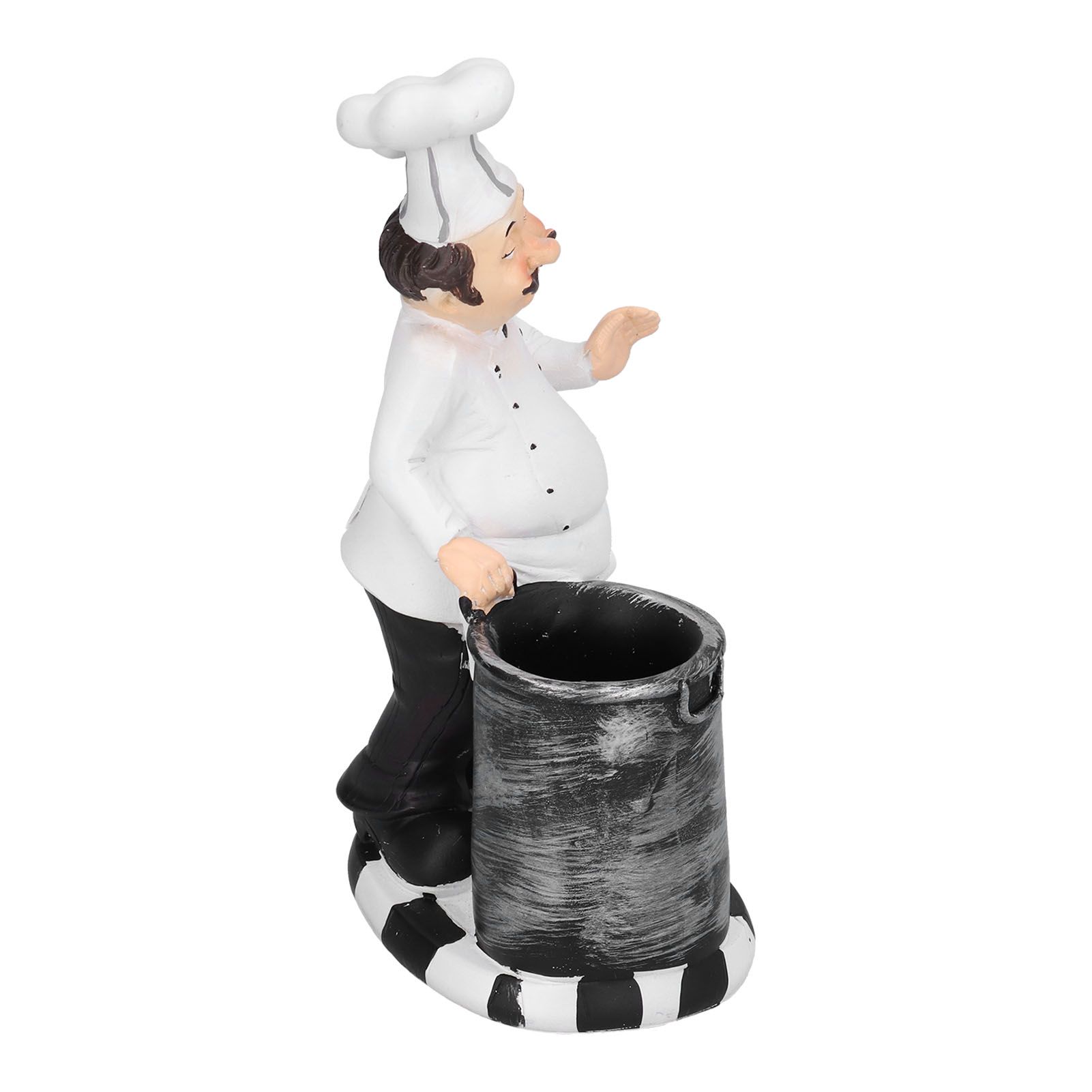 Chef Shape Figurine Statue Craft Decoration Ornament for Living Room Kitchen view 4