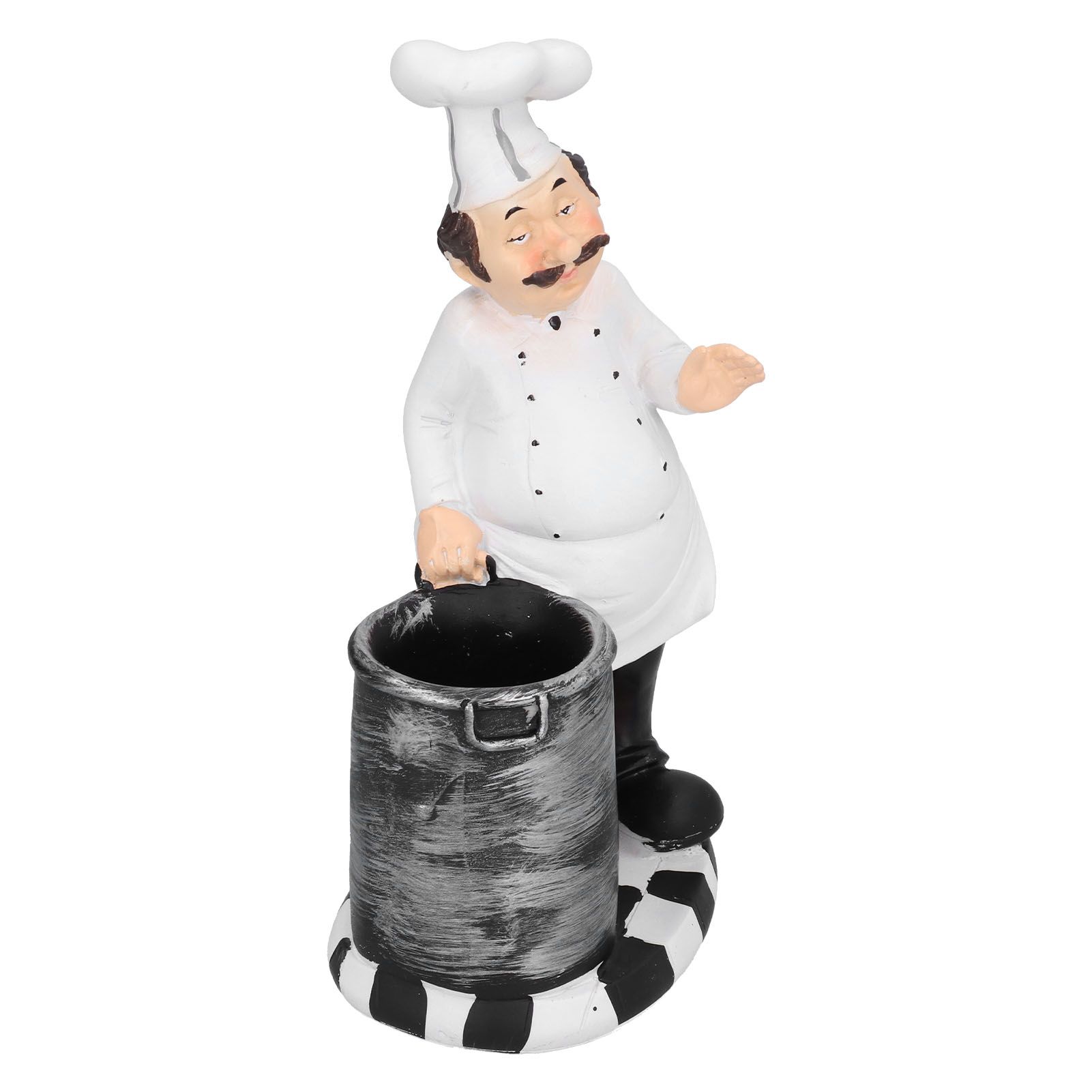 Chef Shape Figurine Statue Craft Decoration Ornament for Living Room Kitchen view 6