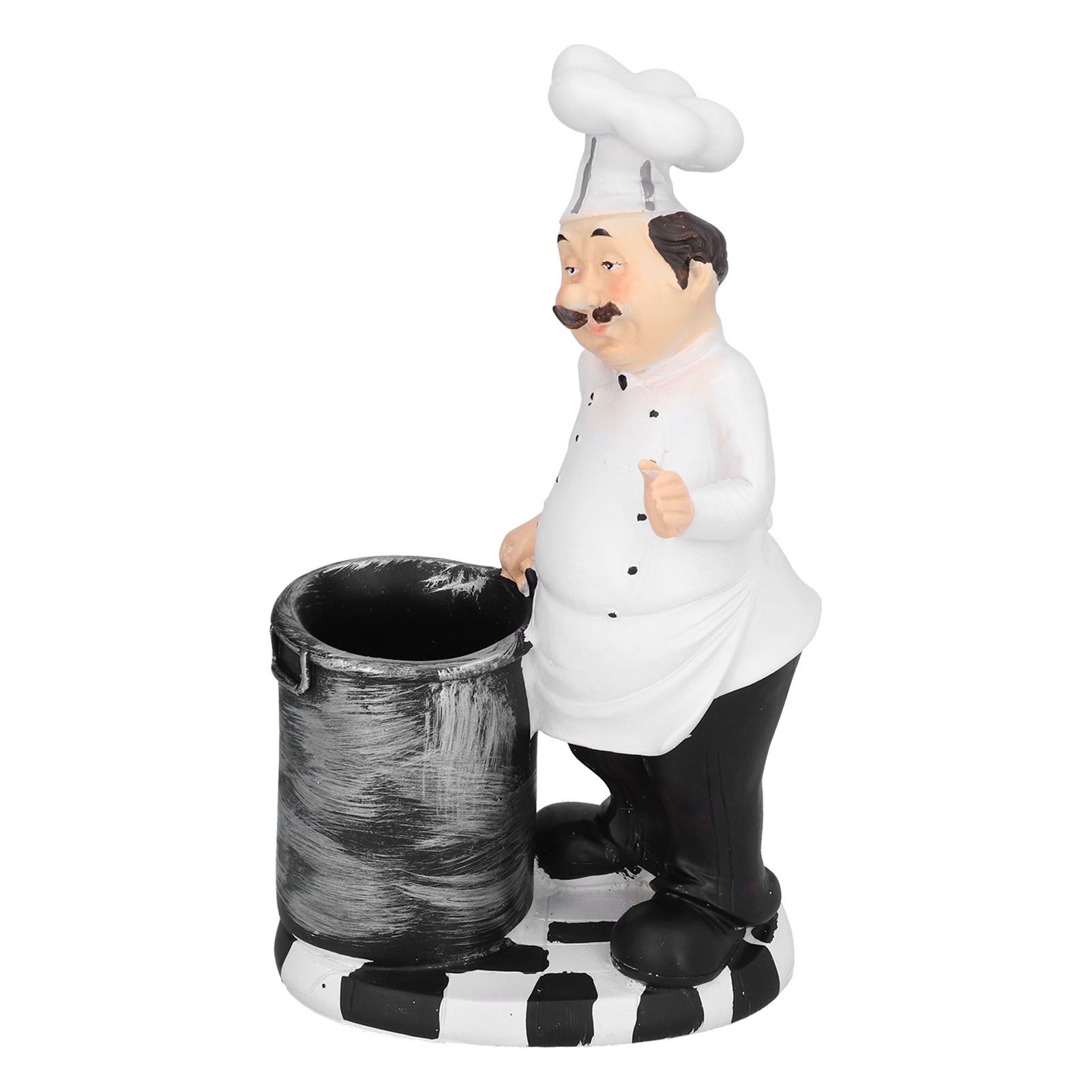 Chef Shape Figurine Statue Craft Decoration Ornament for Living Room Kitchen view 8