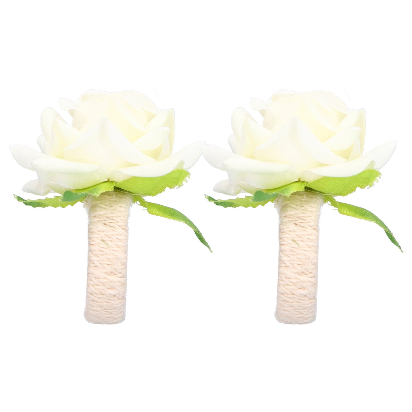 2PCS/Bag Simulation Flower Napkin Rings Modern Napkin Holder Table Decorations
