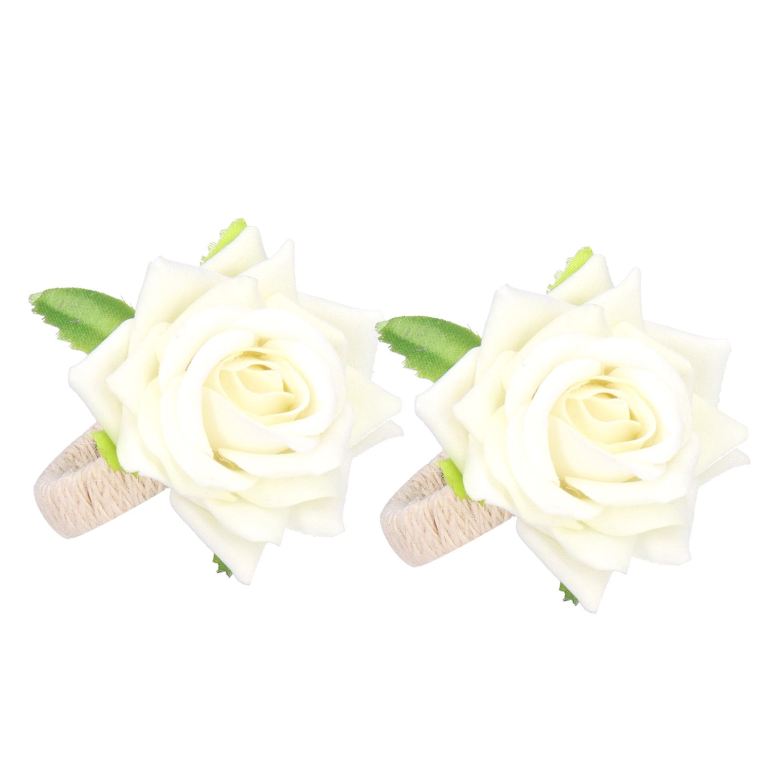 2PCS/Bag Simulation Flower Napkin Rings Modern Napkin Holder Table Decorations view 9