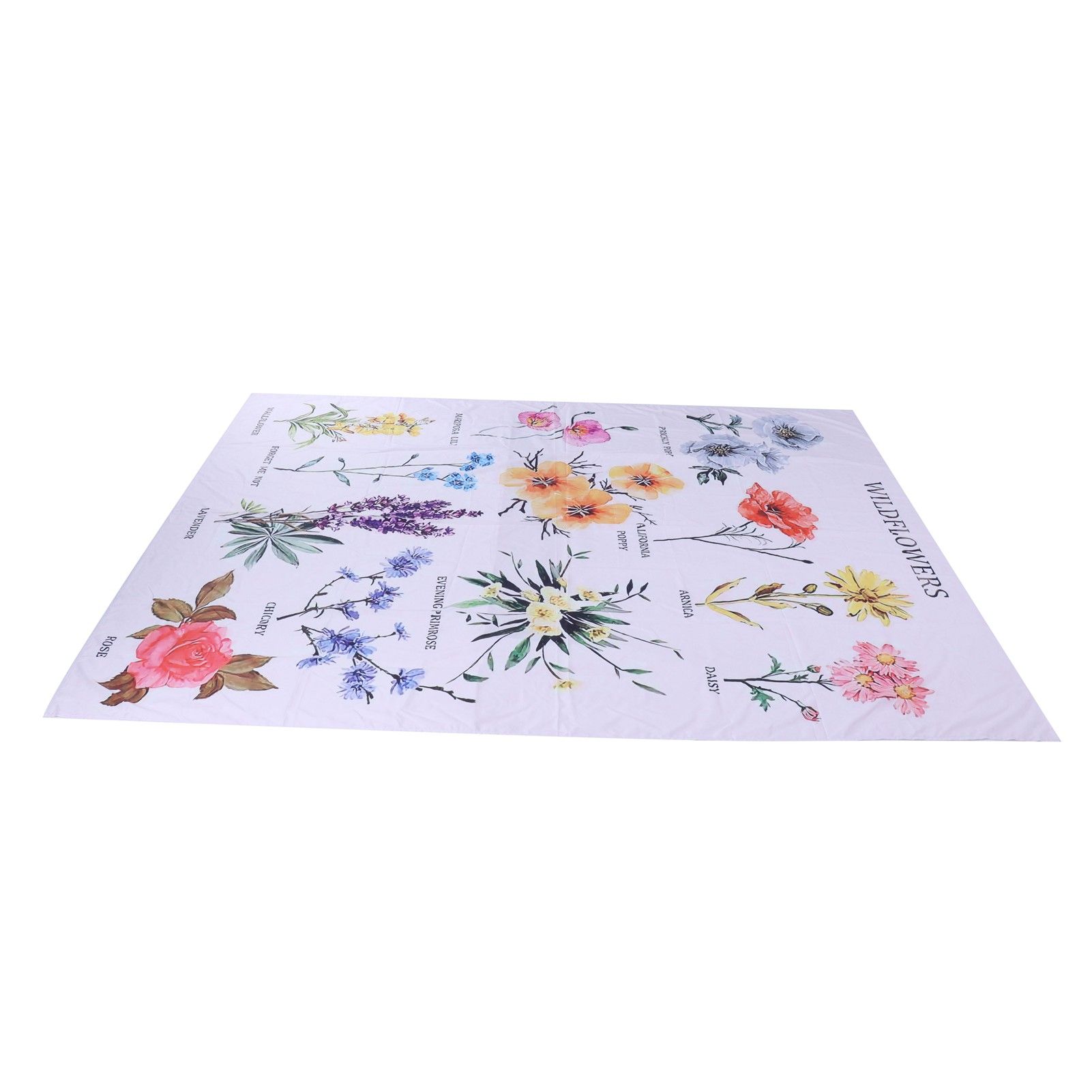 Wall Tapestry Beautiful Flower Pattern Hanging Blanket Living Room Background view 4
