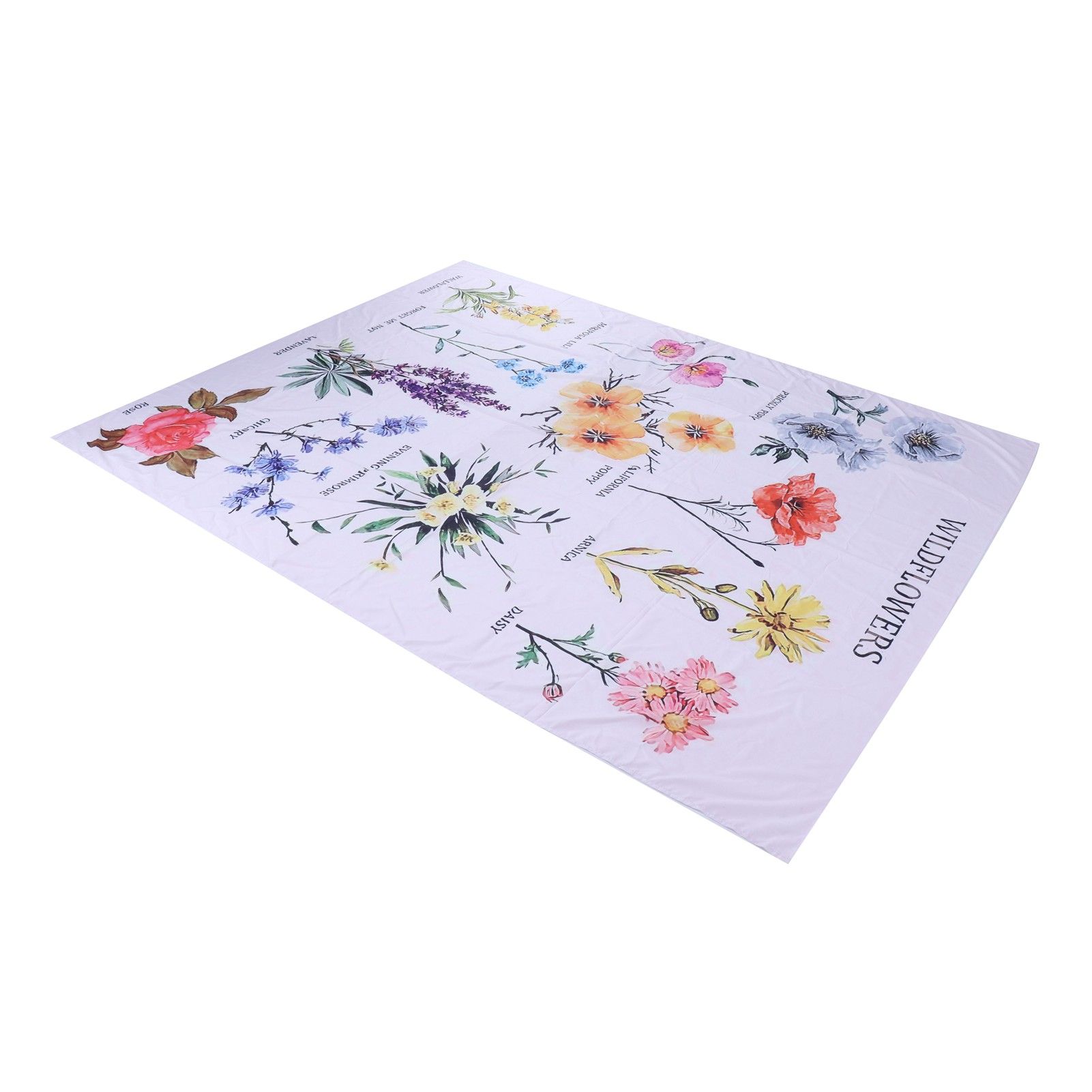 Wall Tapestry Beautiful Flower Pattern Hanging Blanket Living Room Background view 5