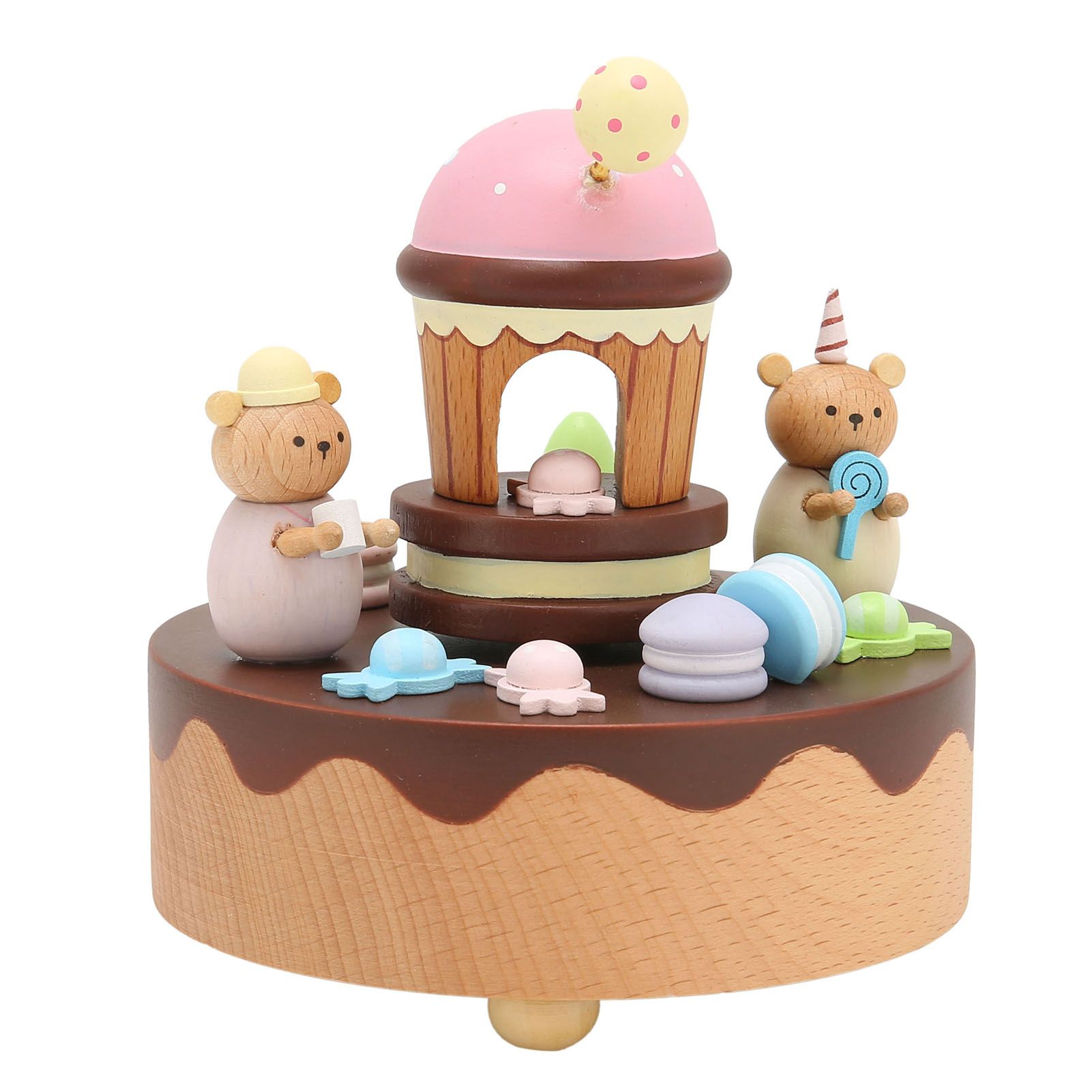 Music Box Bear and Dessert House Shape Valentine's Day Gifts Home Decoration view 2