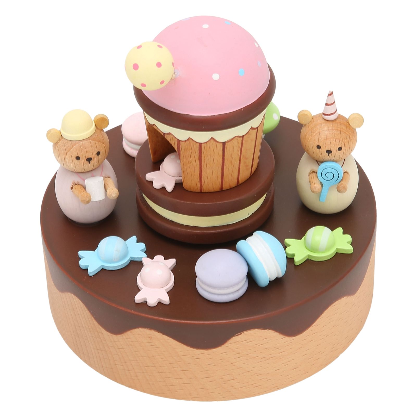 Music Box Bear and Dessert House Shape Valentine's Day Gifts Home Decoration view 3