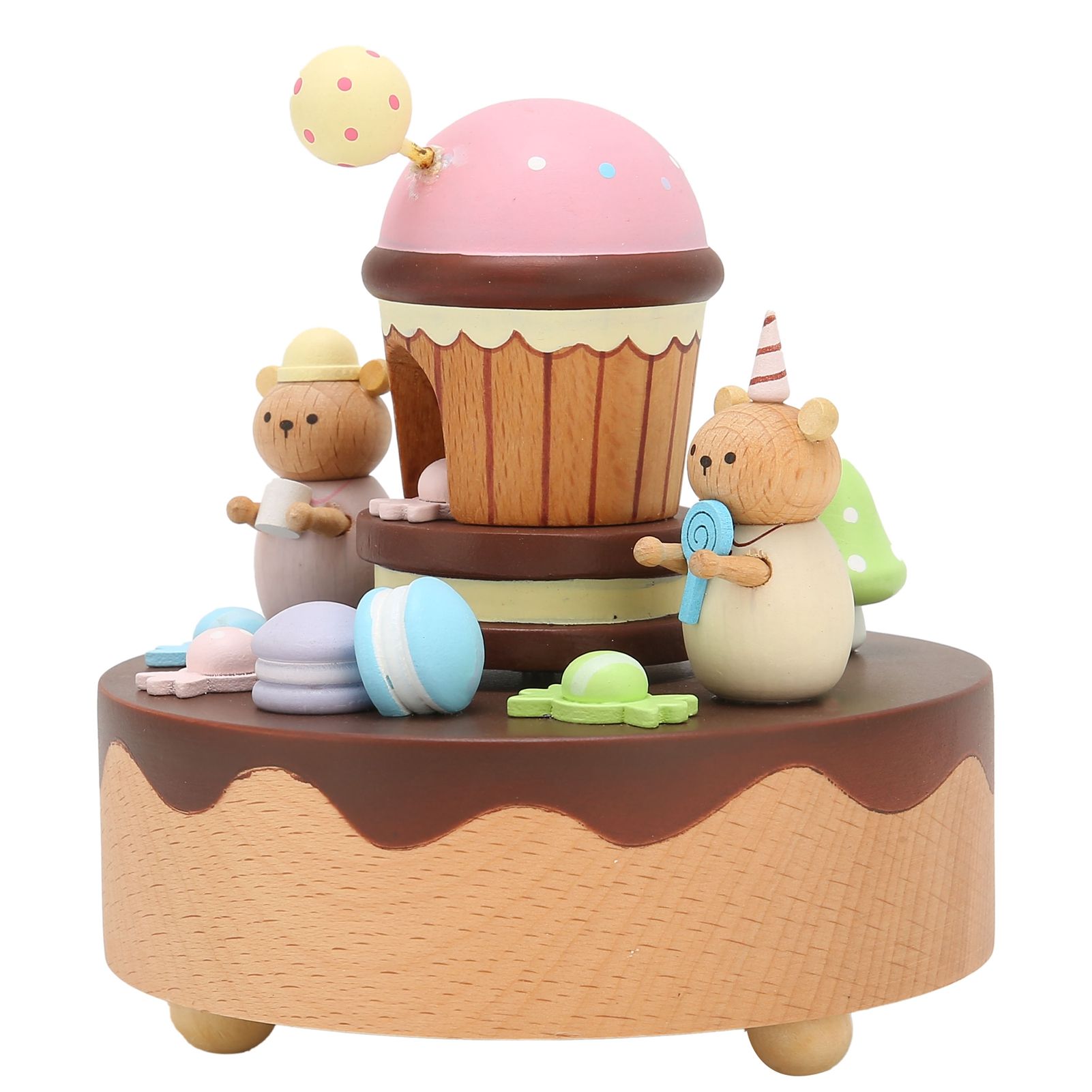 Music Box Bear and Dessert House Shape Valentine's Day Gifts Home Decoration view 6
