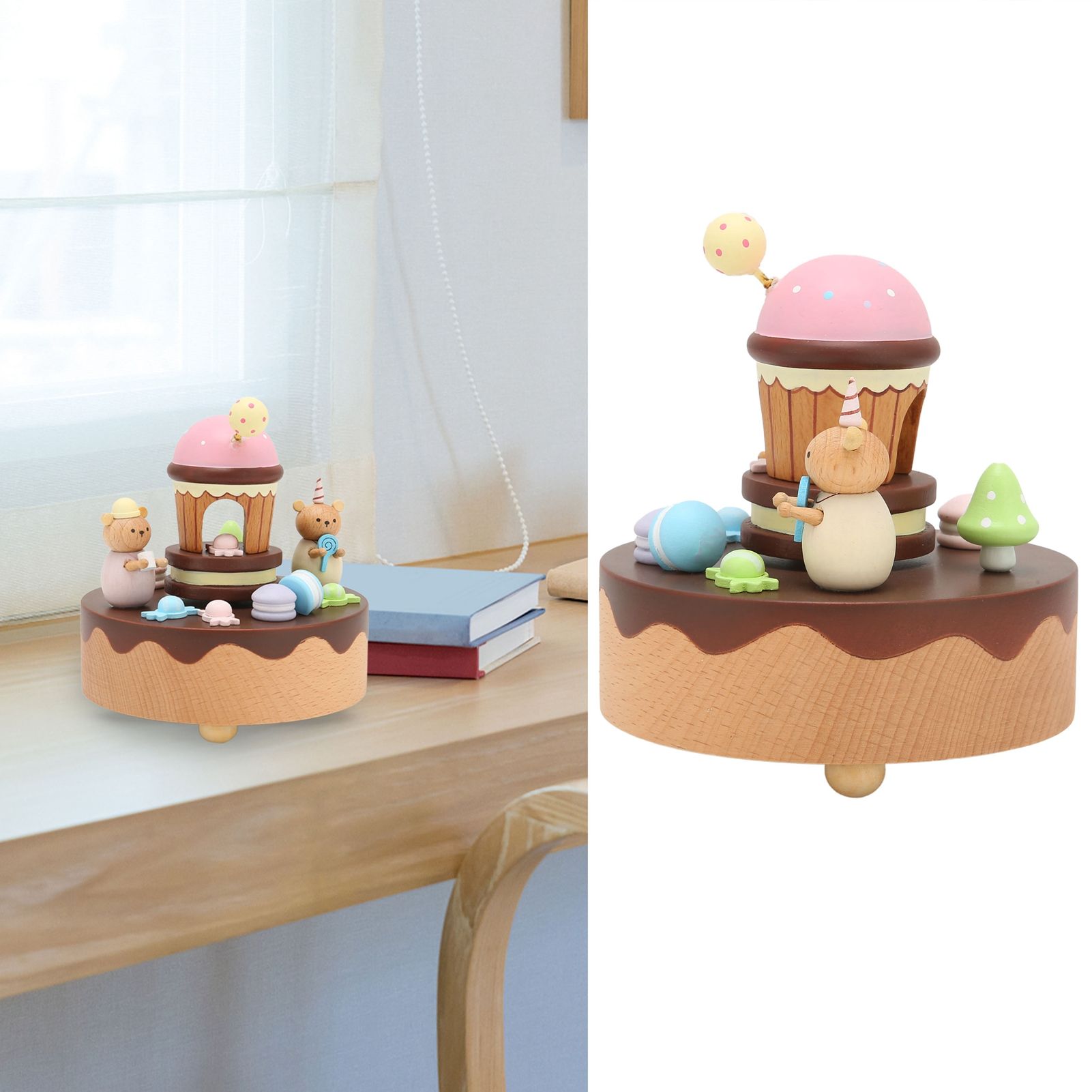 Music Box Bear and Dessert House Shape Valentine's Day Gifts Home Decoration view 12