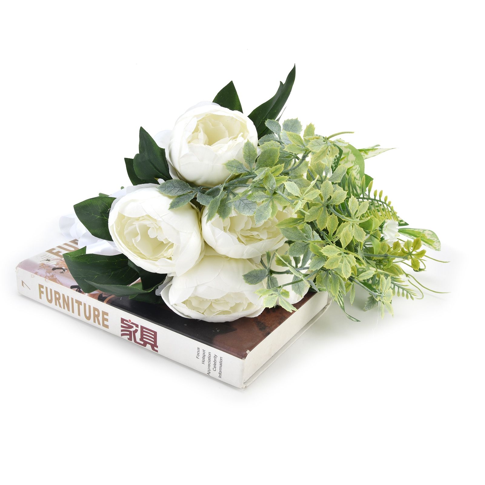 Hand Bouquet of Flowers Bride Wedding Simulation Wedding Photo Props Bouquet view 11