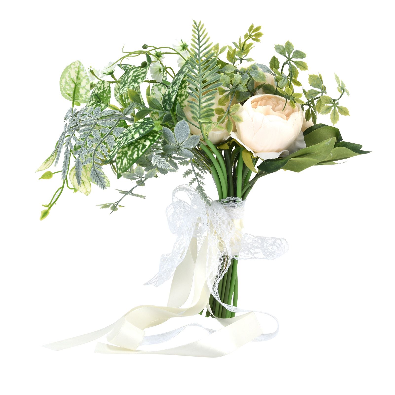 Hand Bouquet of Flowers Bride Wedding Simulation Wedding Photo Props Bouquet view 3