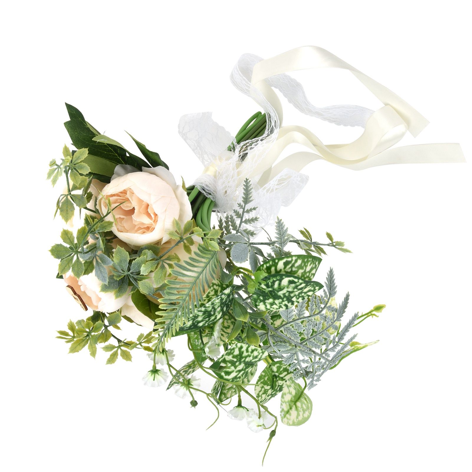 Hand Bouquet of Flowers Bride Wedding Simulation Wedding Photo Props Bouquet view 6