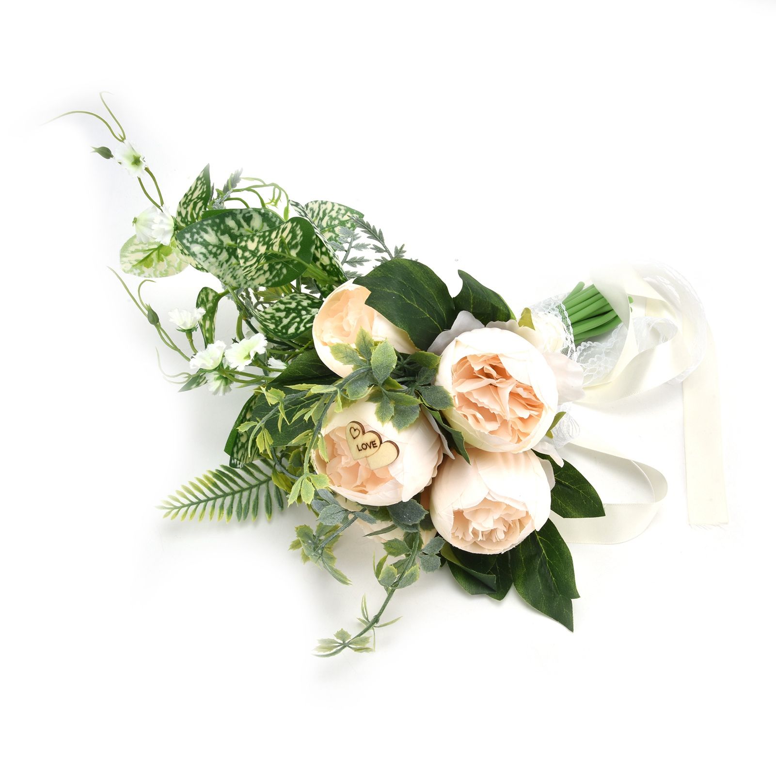 Hand Bouquet of Flowers Bride Wedding Simulation Wedding Photo Props Bouquet view 10