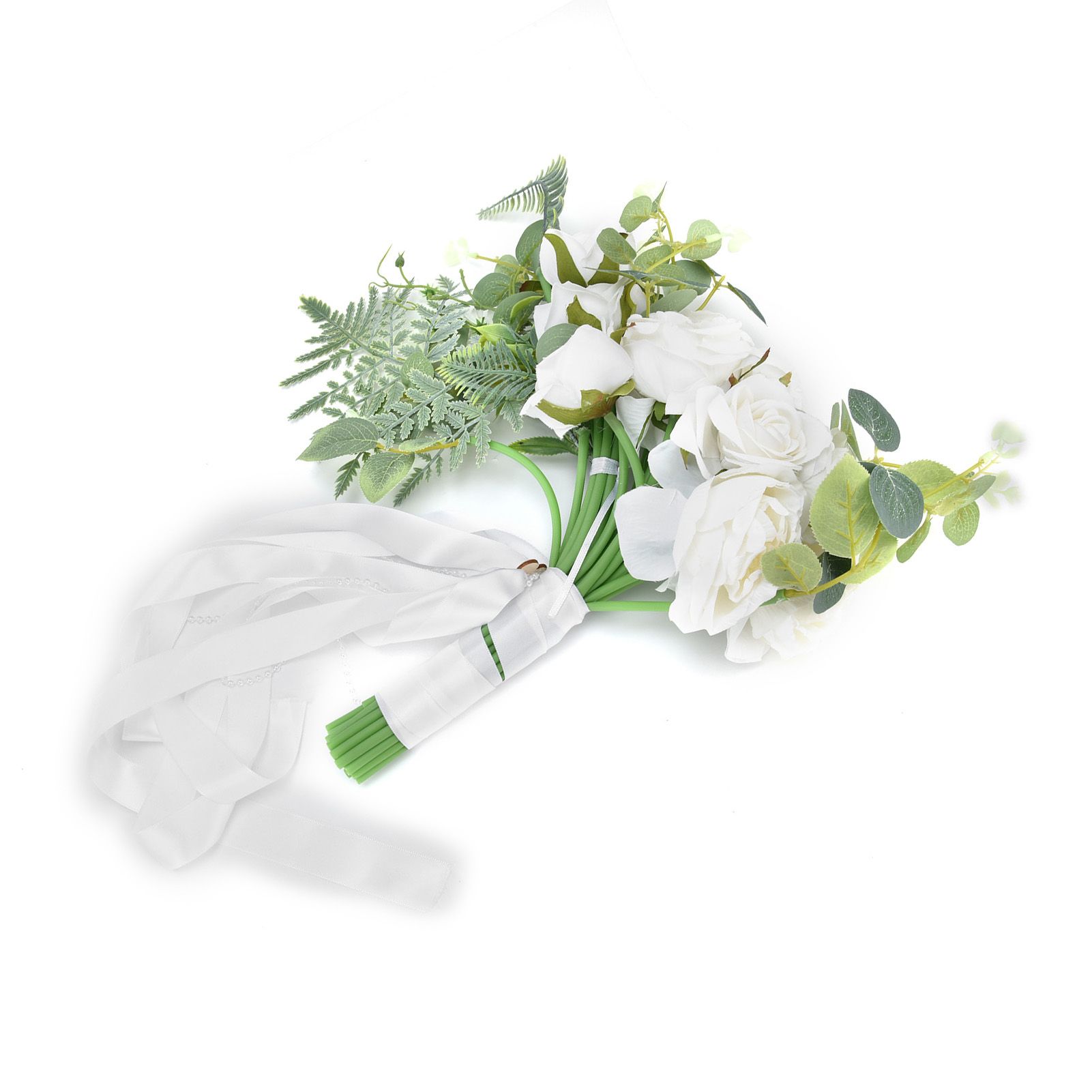 Bride Bouquet Simulation Artificial Flowers Wedding Photo Props for Wedding view 8