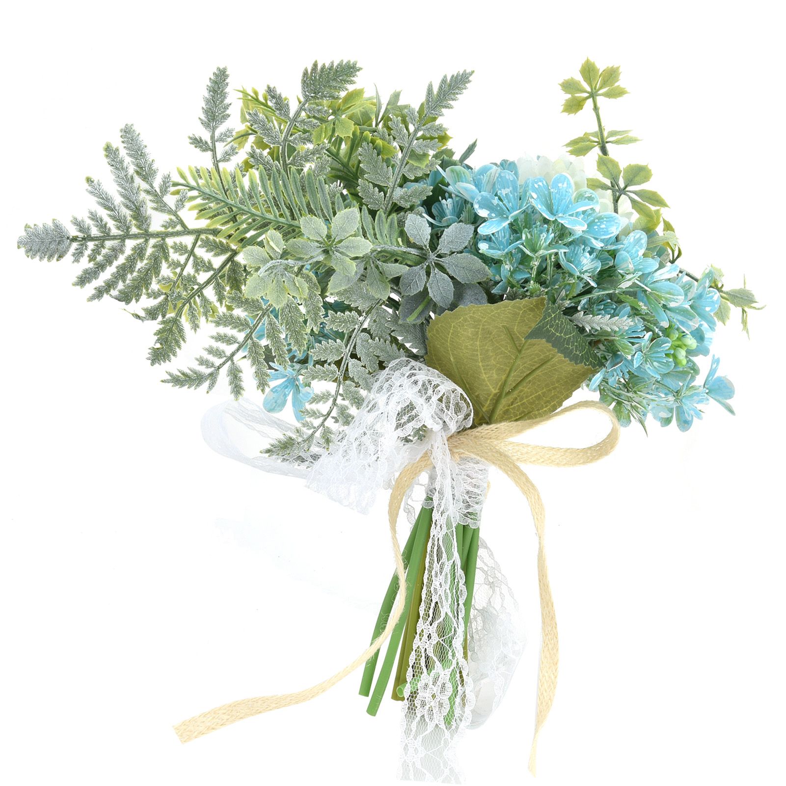 Bridal Bouquet Plastic Artificial Flower Bouquet for Wedding Stage Living Room view 3