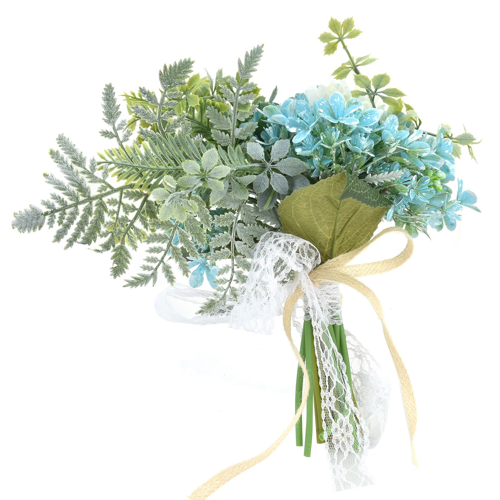 Bridal Bouquet Plastic Artificial Flower Bouquet for Wedding Stage Living Room view 6