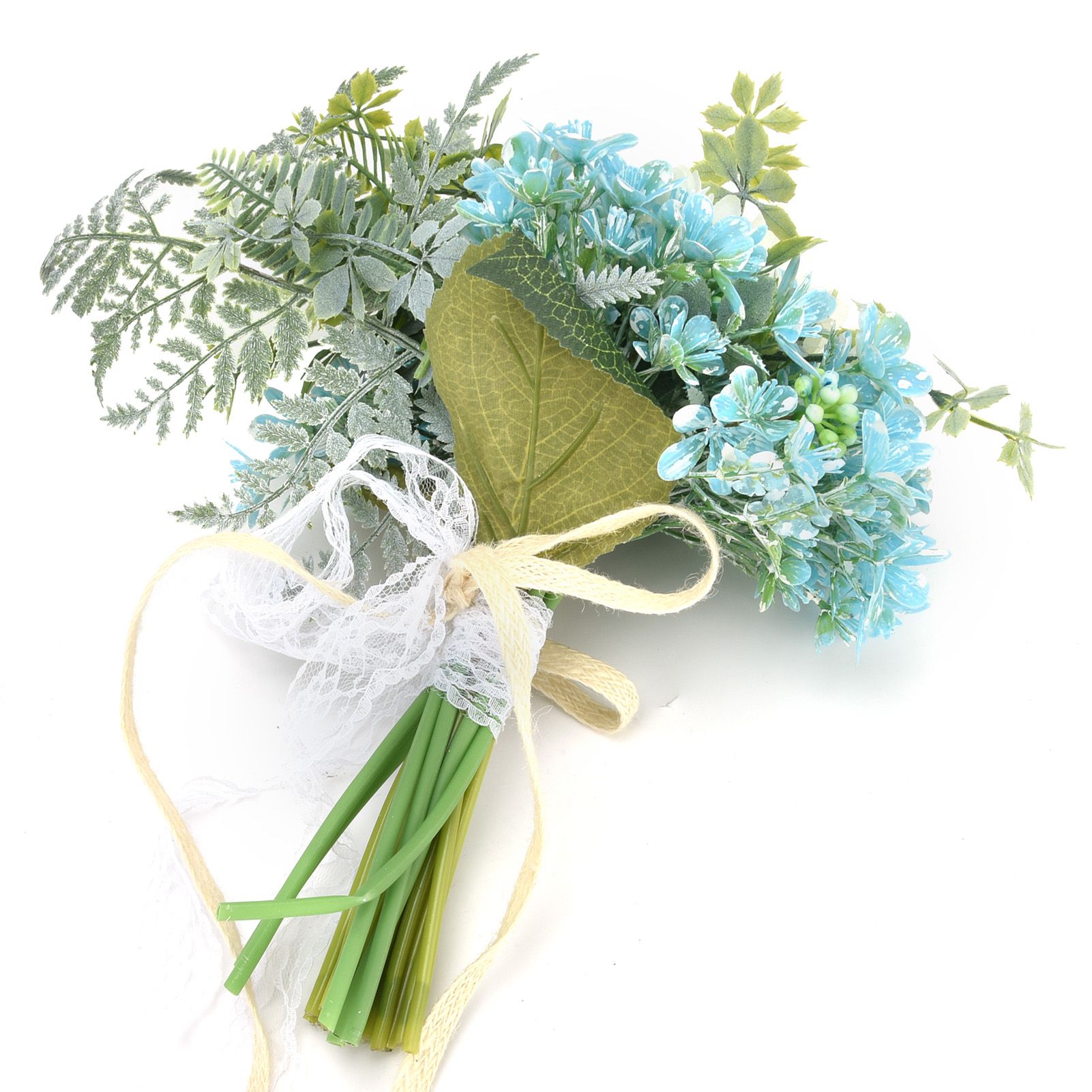 Bridal Bouquet Plastic Artificial Flower Bouquet for Wedding Stage Living Room view 7