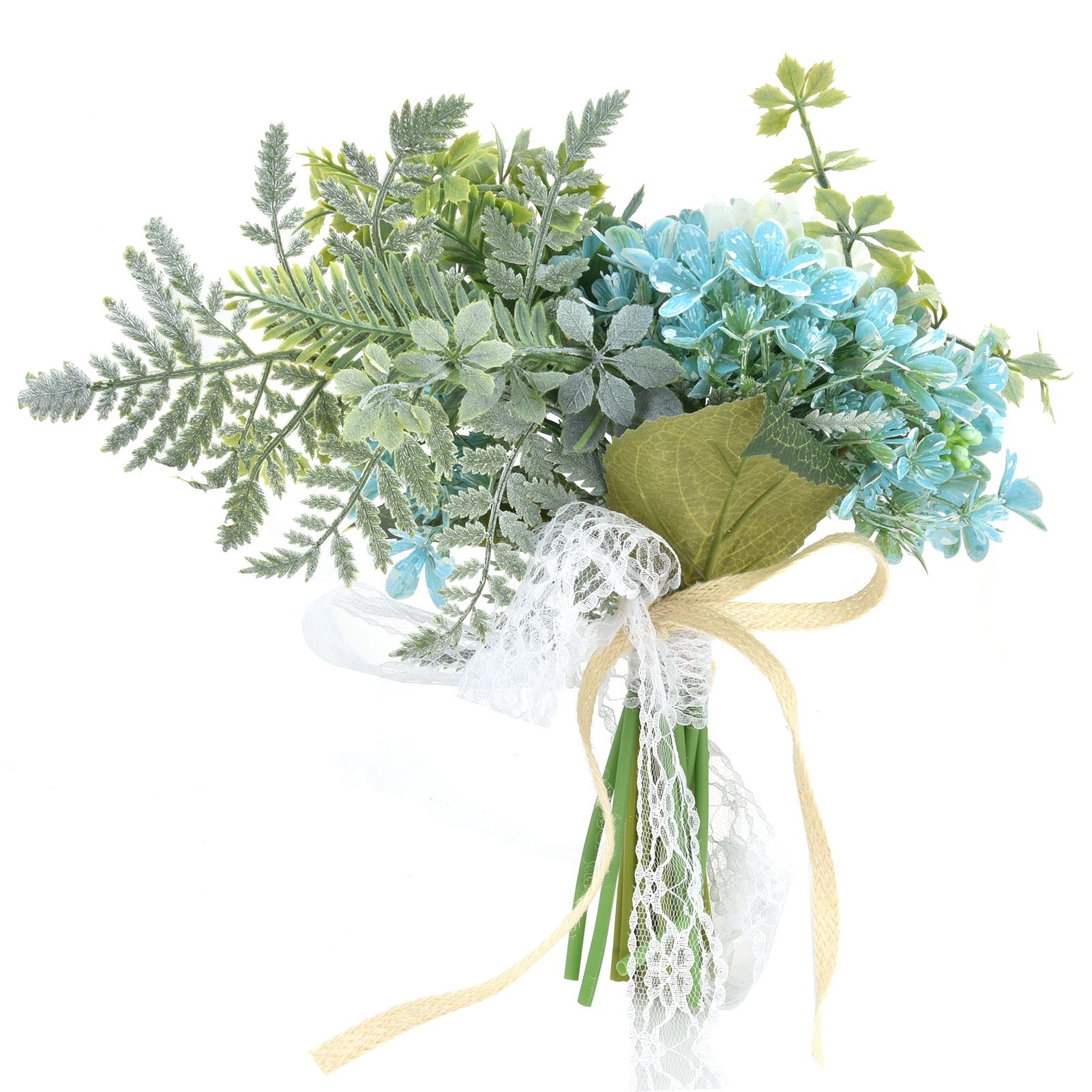 Bridal Bouquet Plastic Artificial Flower Bouquet for Wedding Stage Living Room view 8