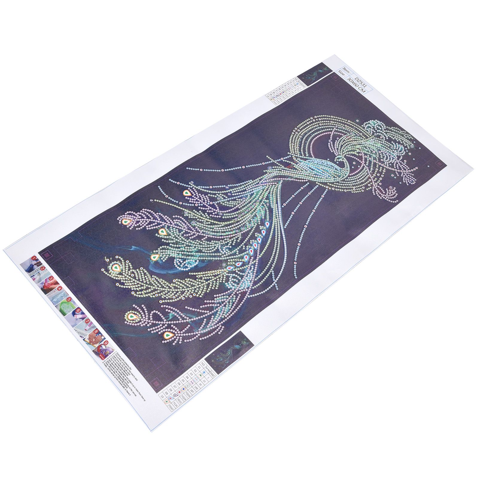 5D DIY Diamond Painting Peacock Pattern DIY Diamond Picture Art Craft Birthday view 3