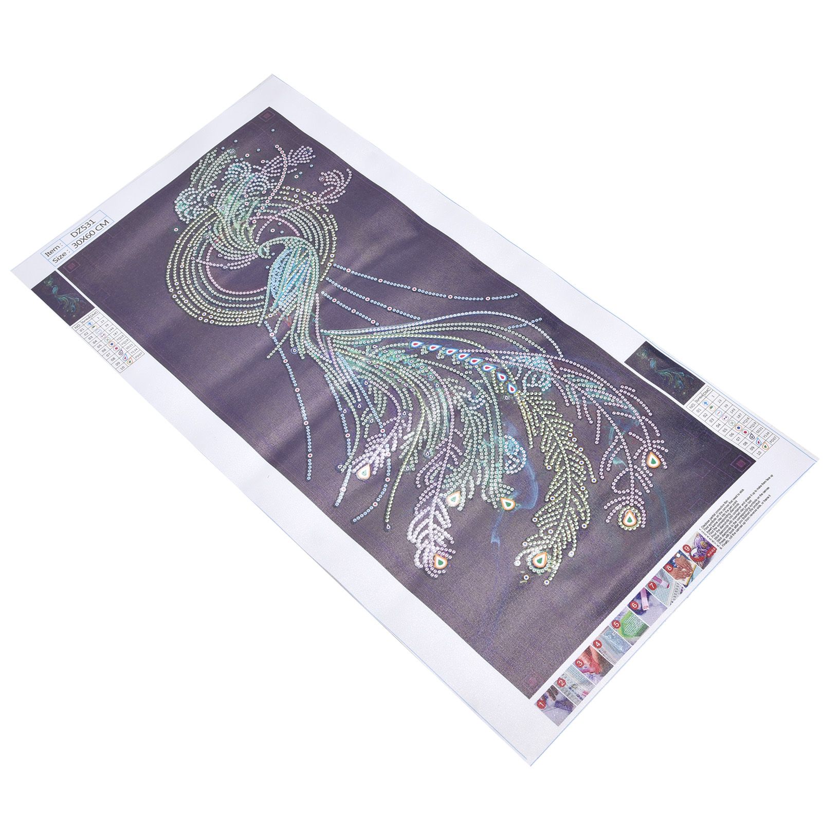5D DIY Diamond Painting Peacock Pattern DIY Diamond Picture Art Craft Birthday view 6