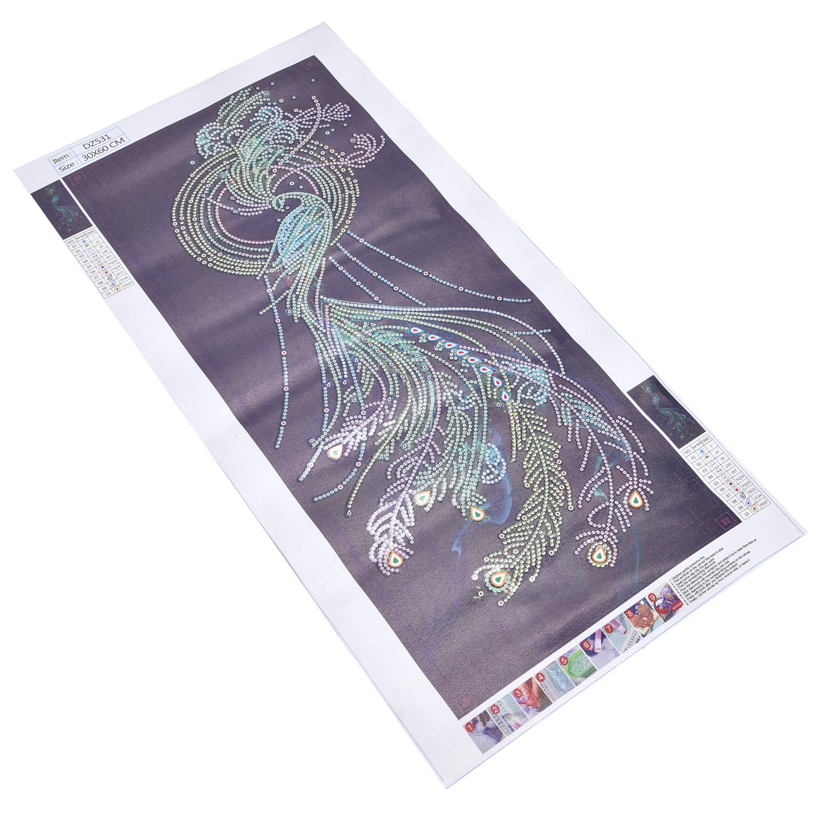 5D DIY Diamond Painting Peacock Pattern DIY Diamond Picture Art Craft Birthday view 7
