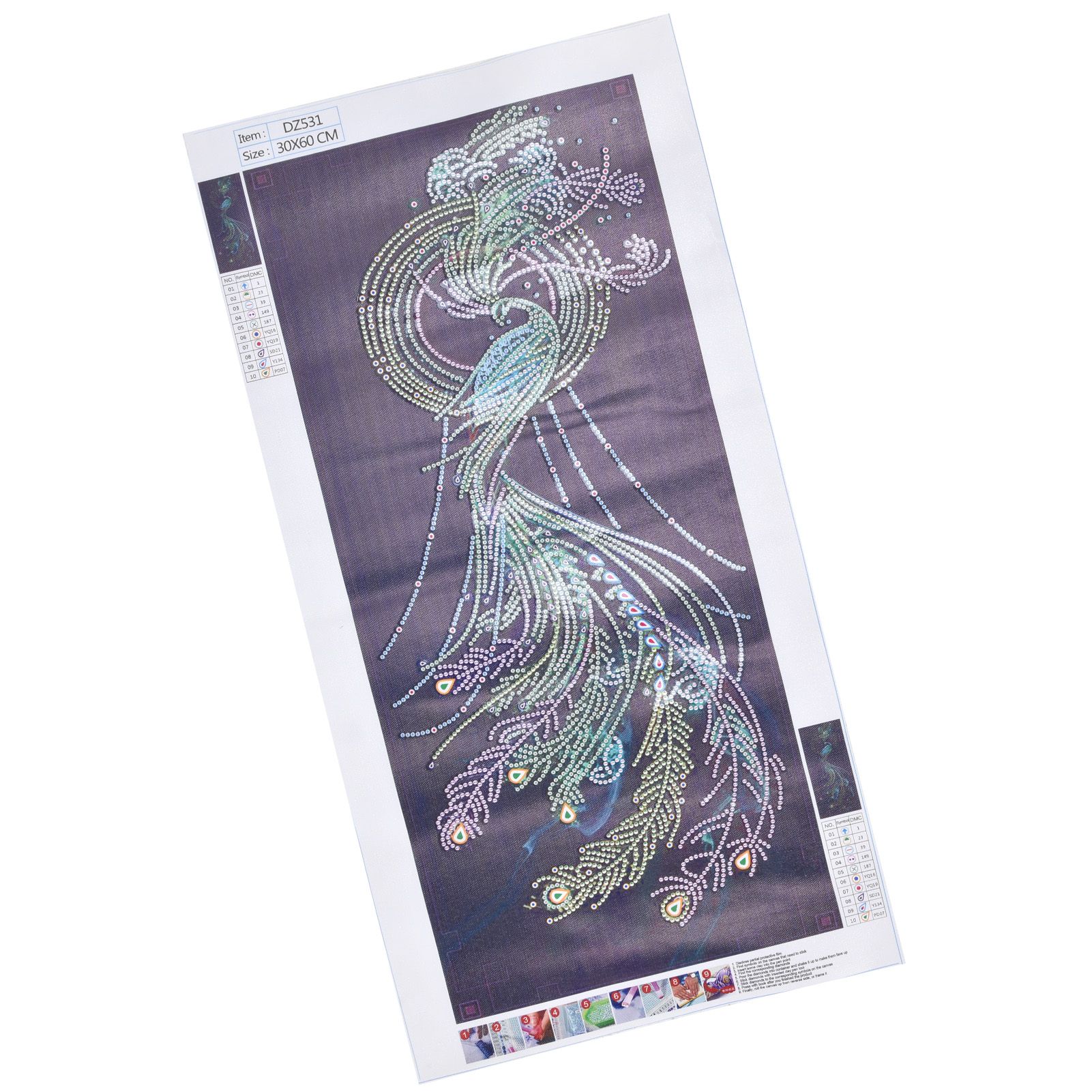 5D DIY Diamond Painting Peacock Pattern DIY Diamond Picture Art Craft Birthday view 8