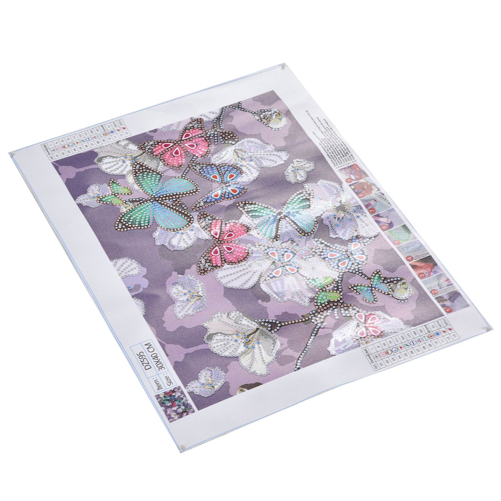 Colorful Butterflies Pattern Diamonds Painting Decorative HandMade Diamonds view 9