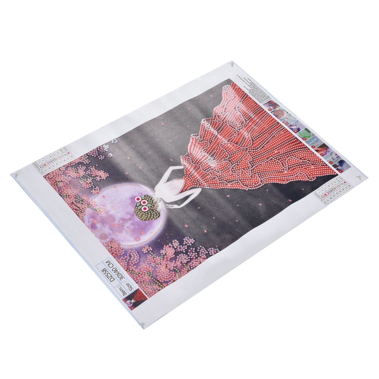 Diamond Painting Kit Beautiful Girl Pattern DIY Diamond Embroidery Interior view 6