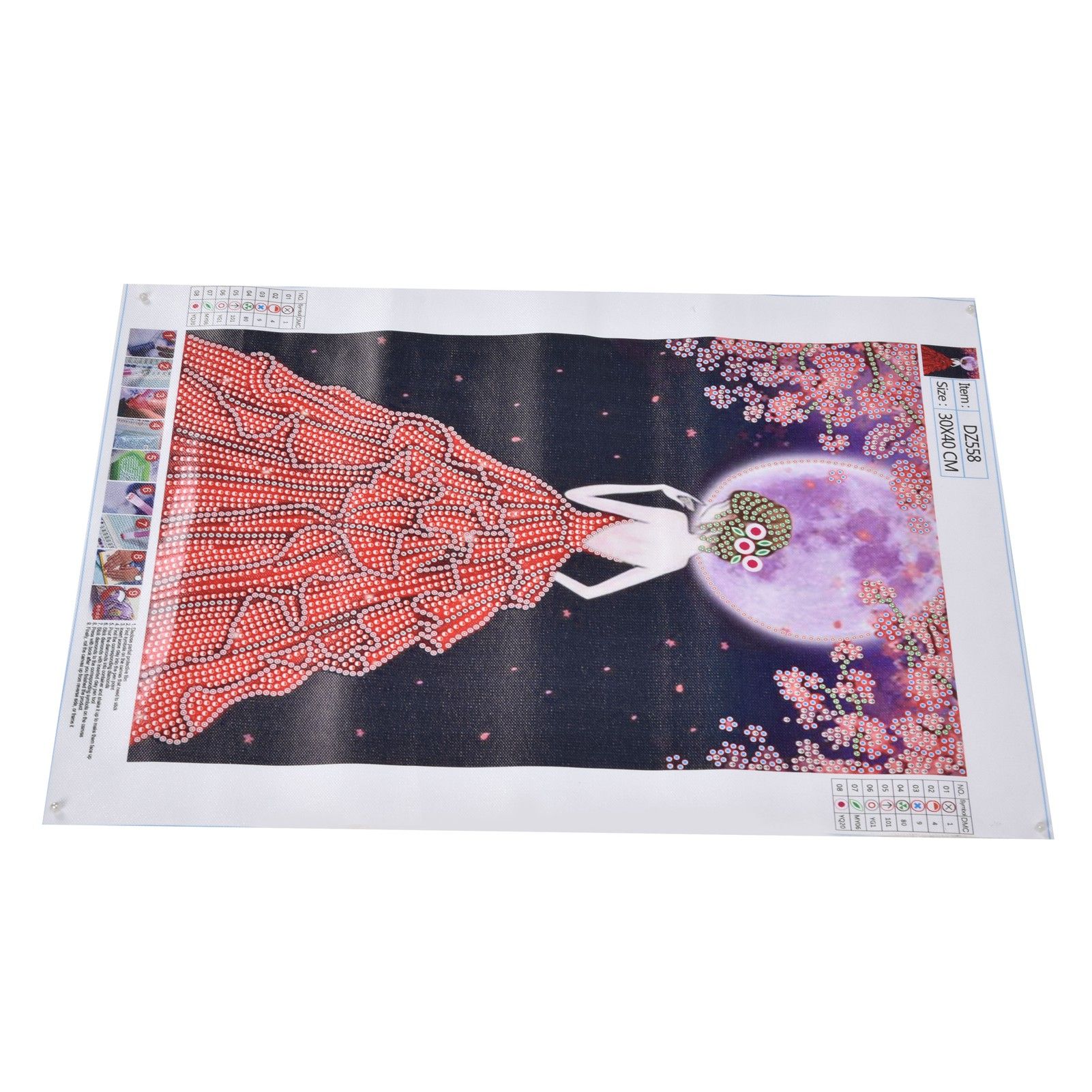 Diamond Painting Kit Beautiful Girl Pattern DIY Diamond Embroidery Interior view 7