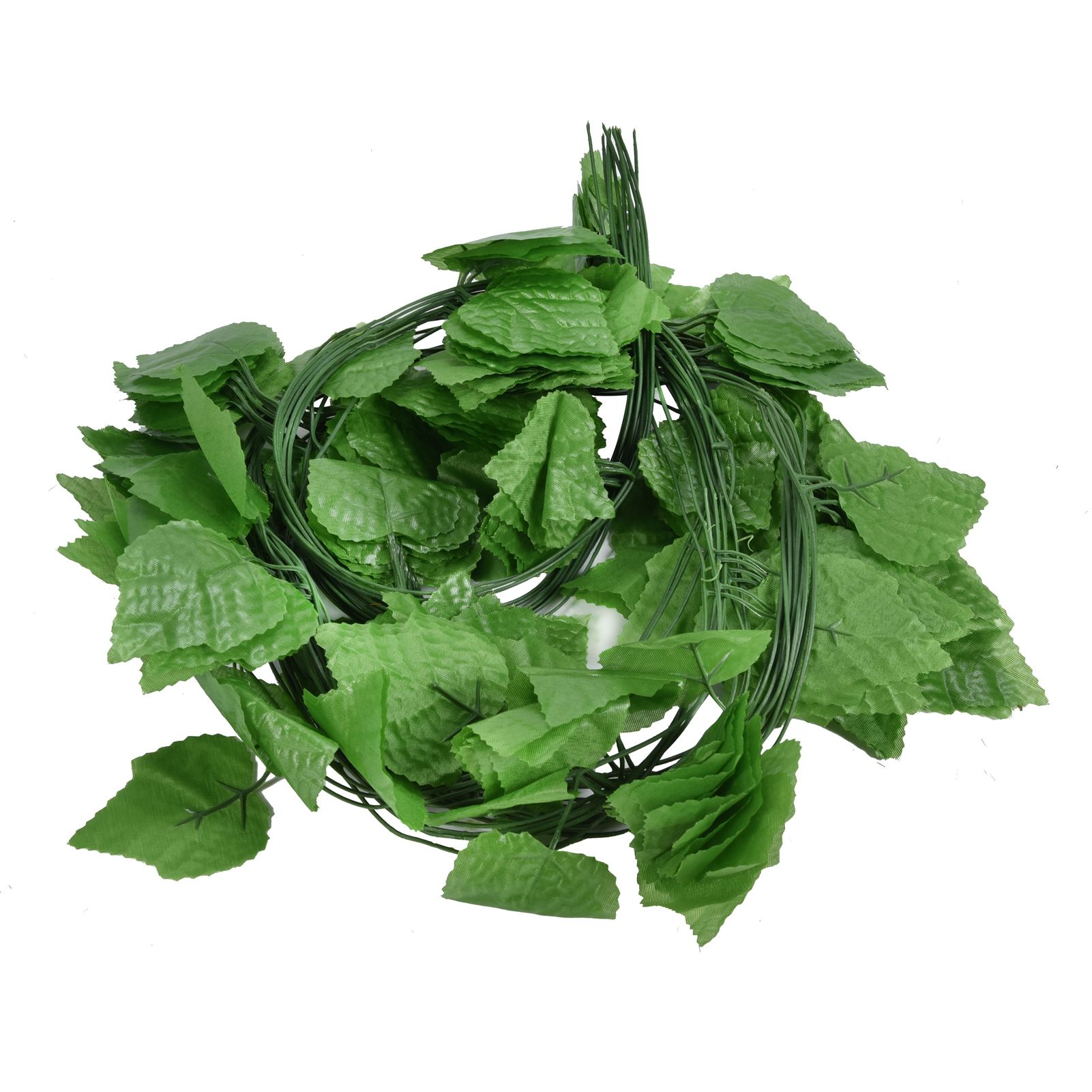 Simulation Grape Leaves Rattan Resuable Artificial Green Plant Vine Leaves for view 2