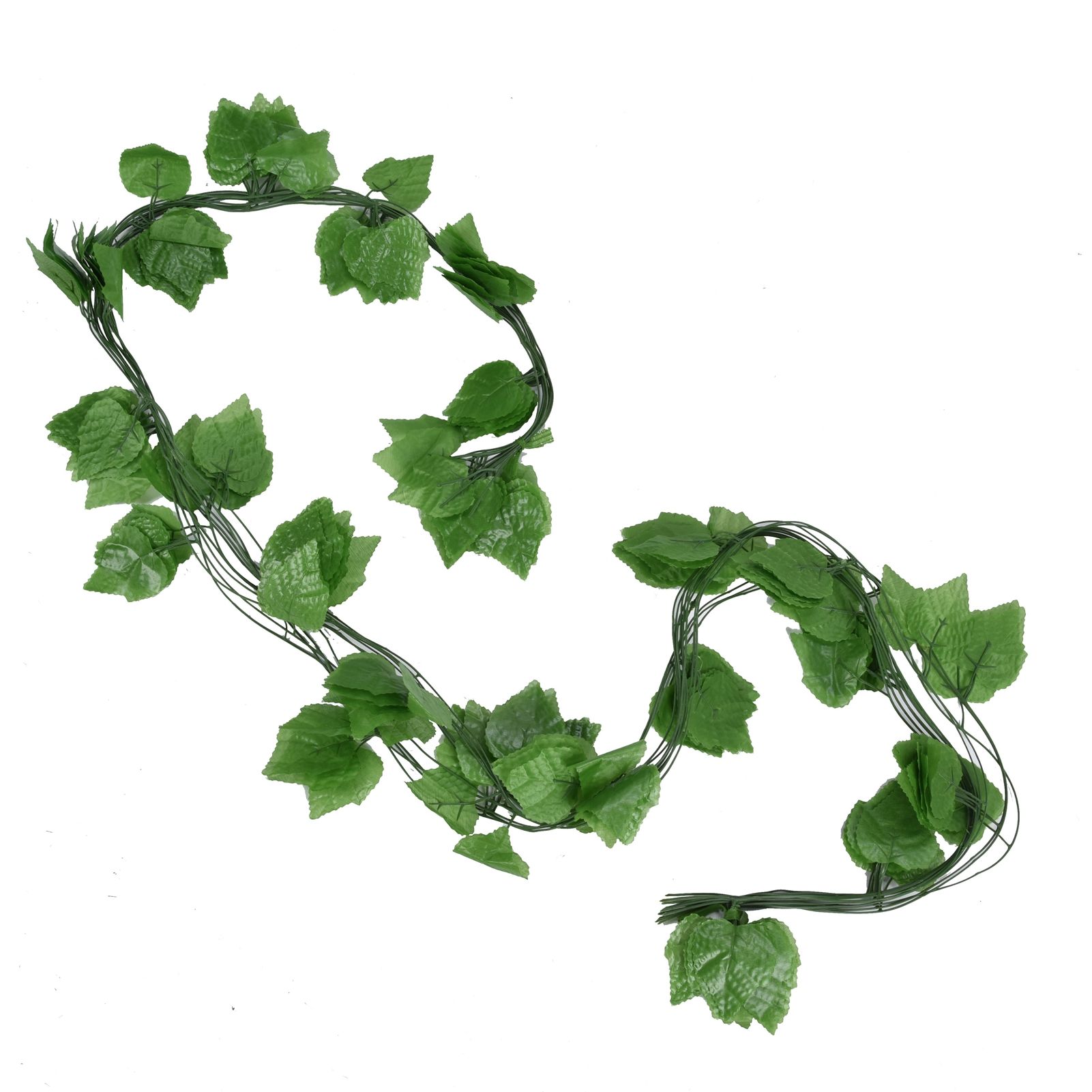 Simulation Grape Leaves Rattan Resuable Artificial Green Plant Vine Leaves for view 4