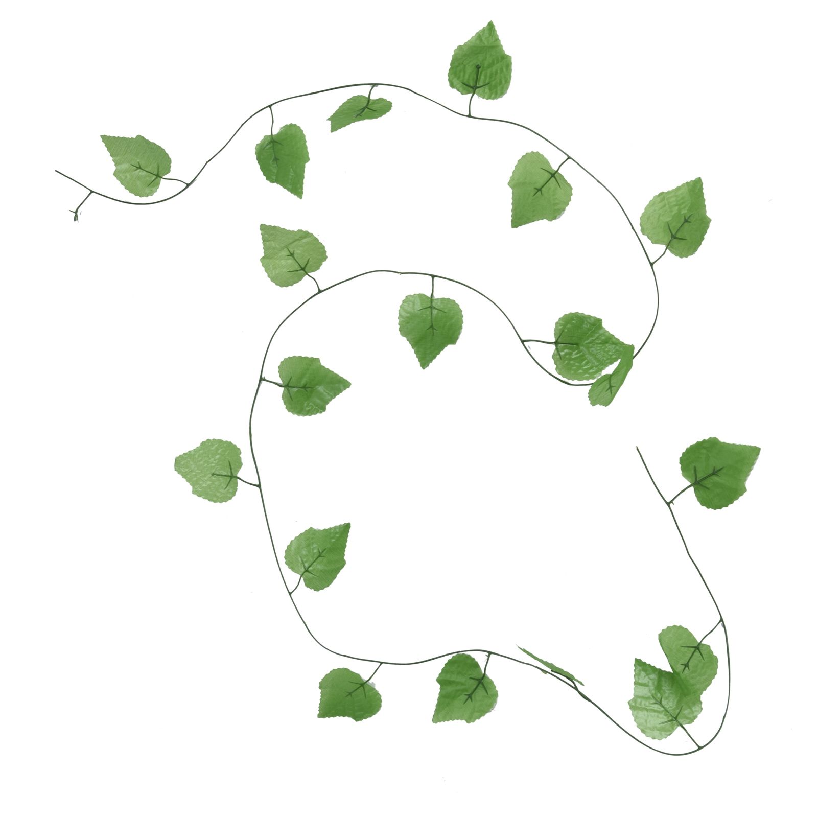 Simulation Grape Leaves Rattan Resuable Artificial Green Plant Vine Leaves for view 7