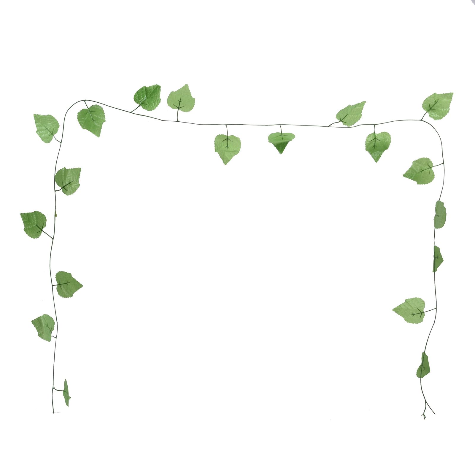Simulation Grape Leaves Rattan Resuable Artificial Green Plant Vine Leaves for view 9