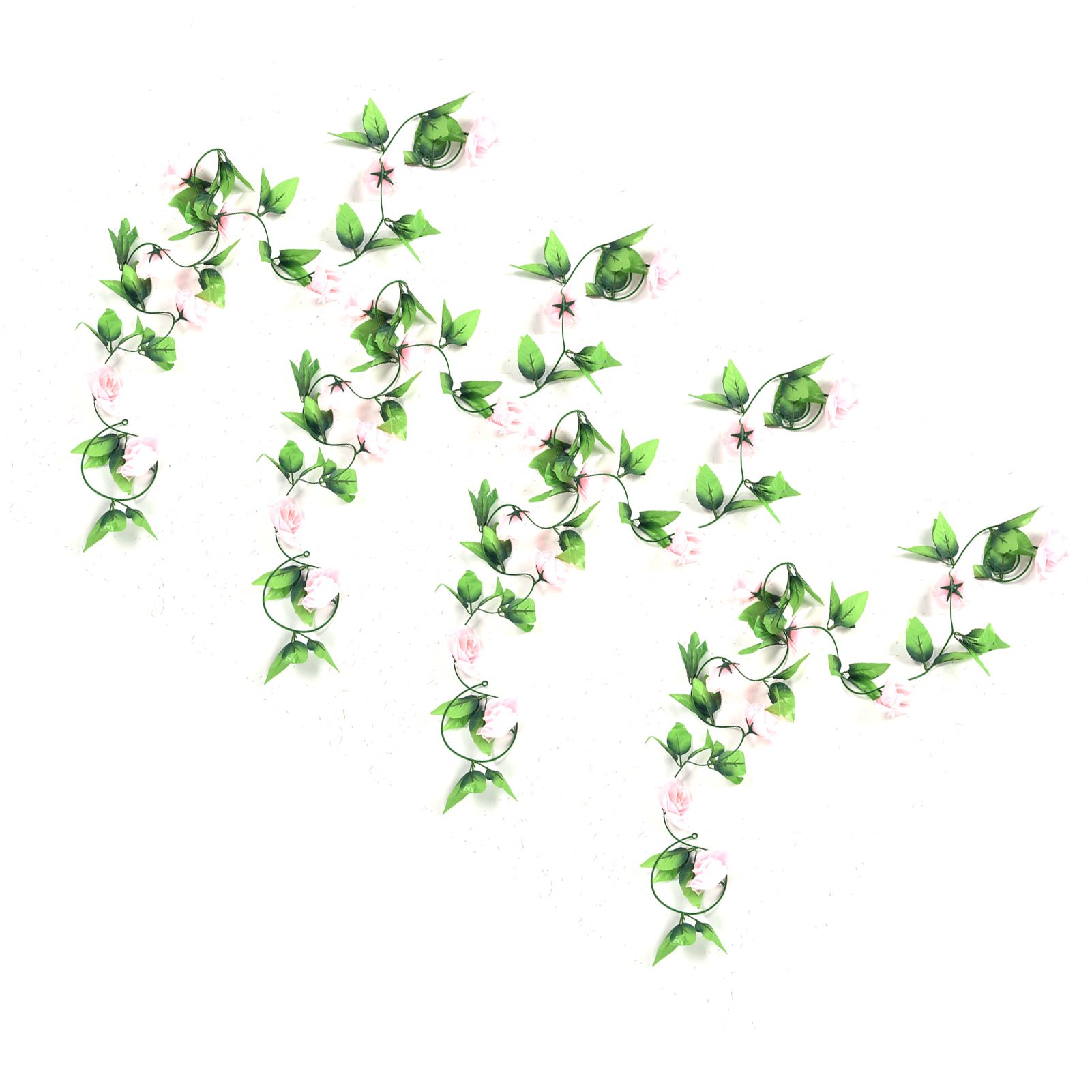 4Strips Artificial Roses Flower DIY Decorating Fake Flower for Wedding Garden view 6