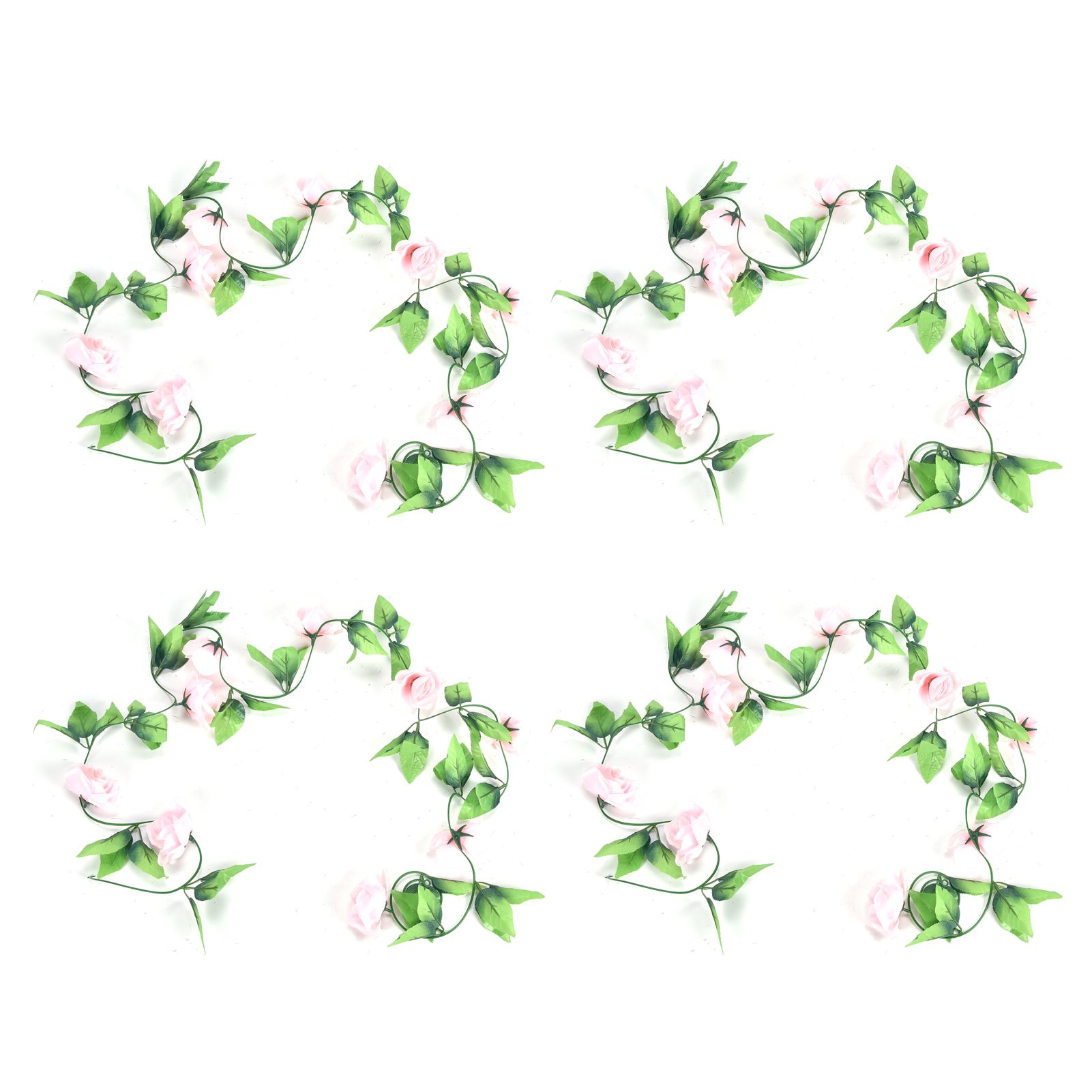 4Strips Artificial Roses Flower DIY Decorating Fake Flower for Wedding Garden view 8