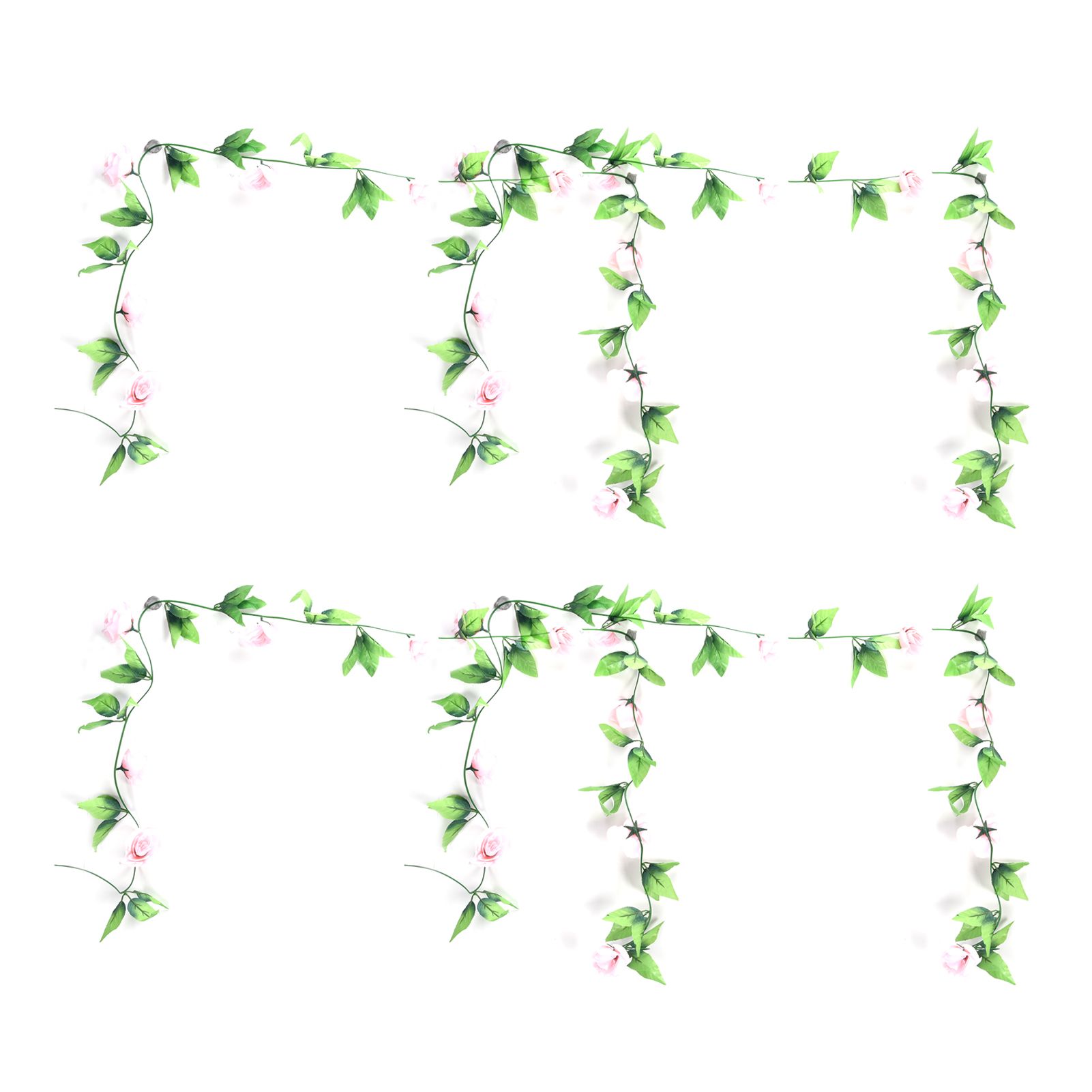 4Strips Artificial Roses Flower DIY Decorating Fake Flower for Wedding Garden view 9