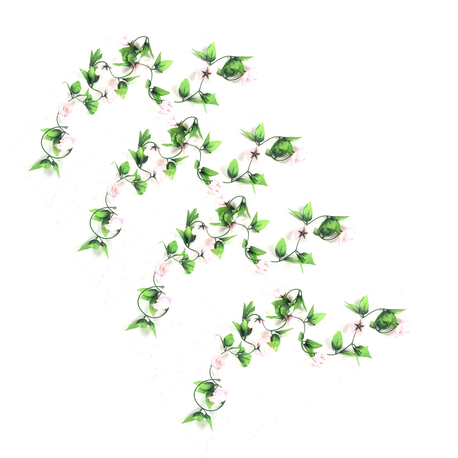 4Strips Artificial Roses Flower DIY Decorating Fake Flower for Wedding Garden view 10